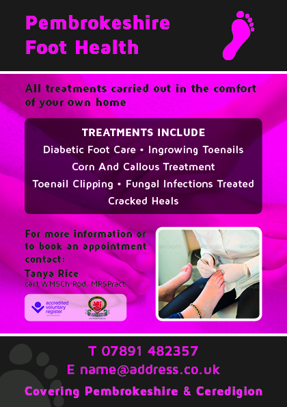Flyer Design by Nic for Feet First | Design #3159338