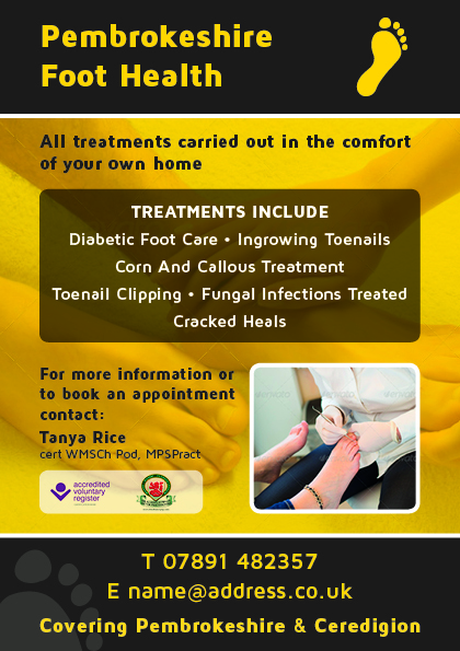 Flyer Design by Nic for Feet First | Design #3159340