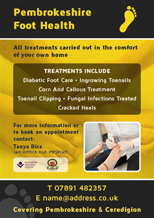 Flyer Design by Nic for Feet First | Design: #3159340