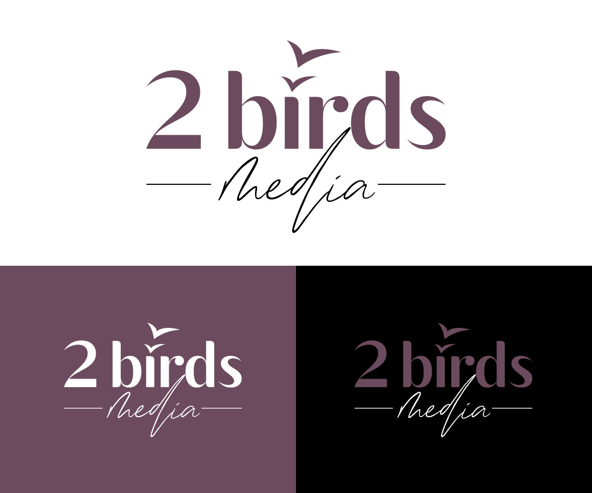 Logo Design by Kavth for 2 Birds Media | Design #31972640