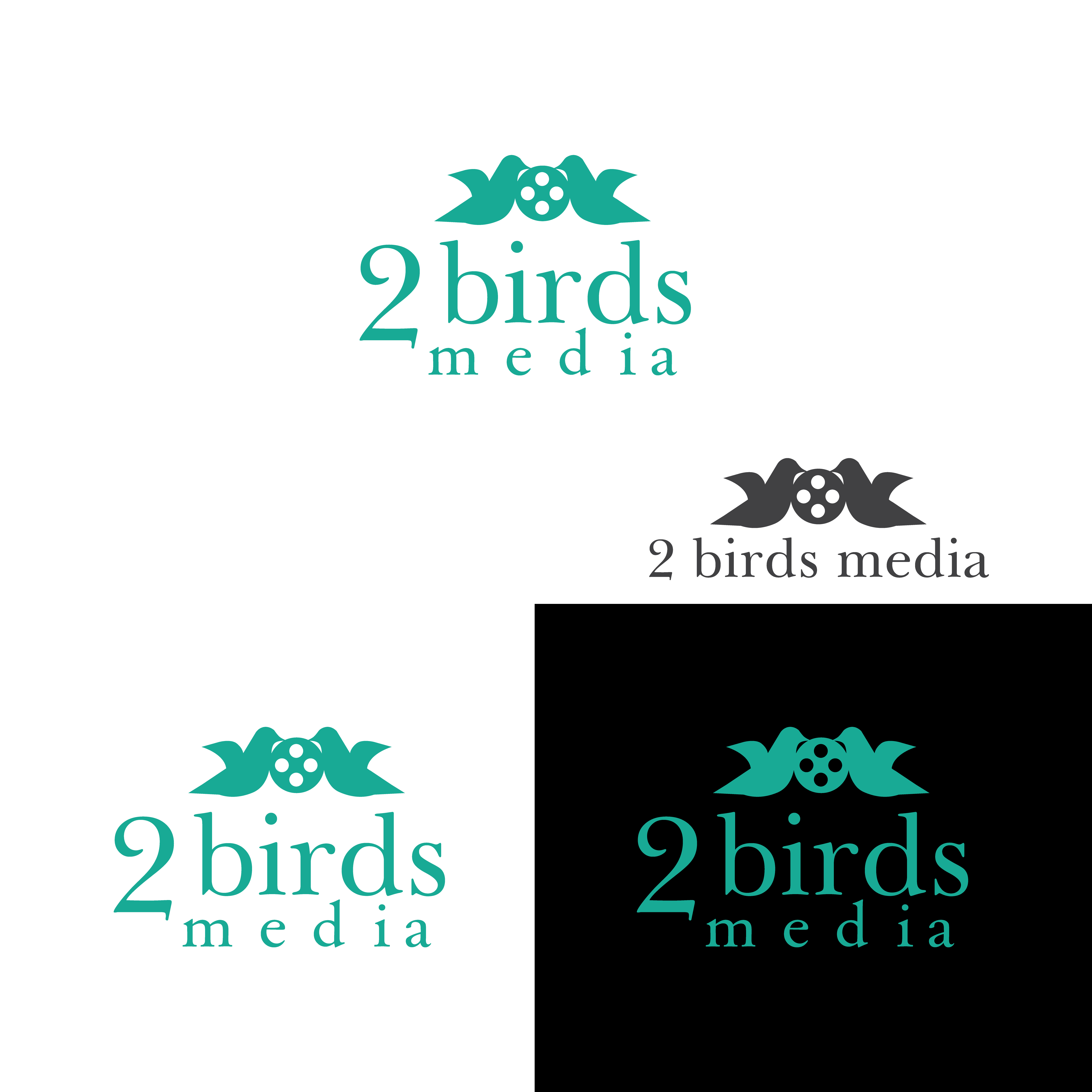 Logo Design by M Art & Design for 2 Birds Media | Design #31972737