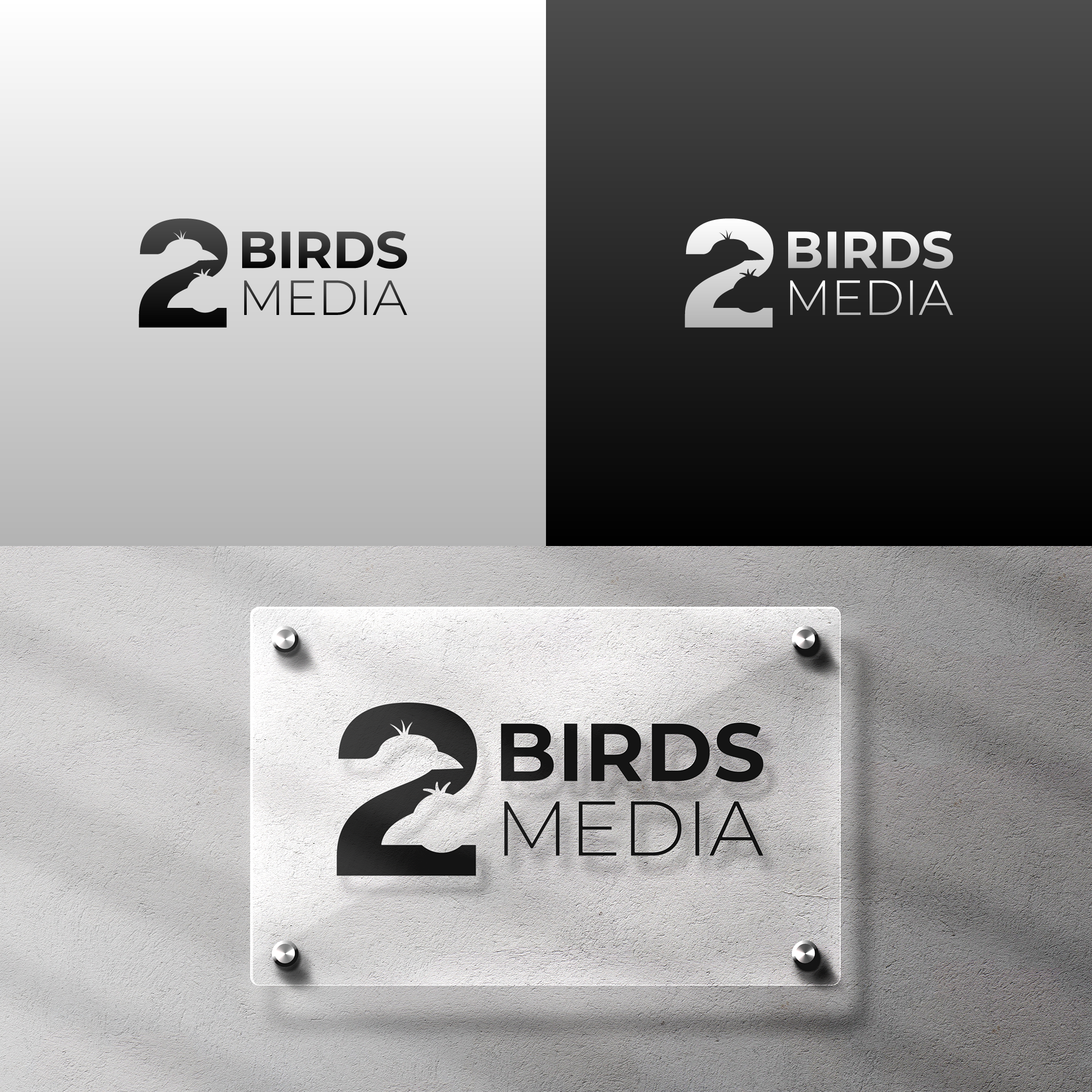 Logo Design by design_by_sandro for 2 Birds Media | Design #31971311