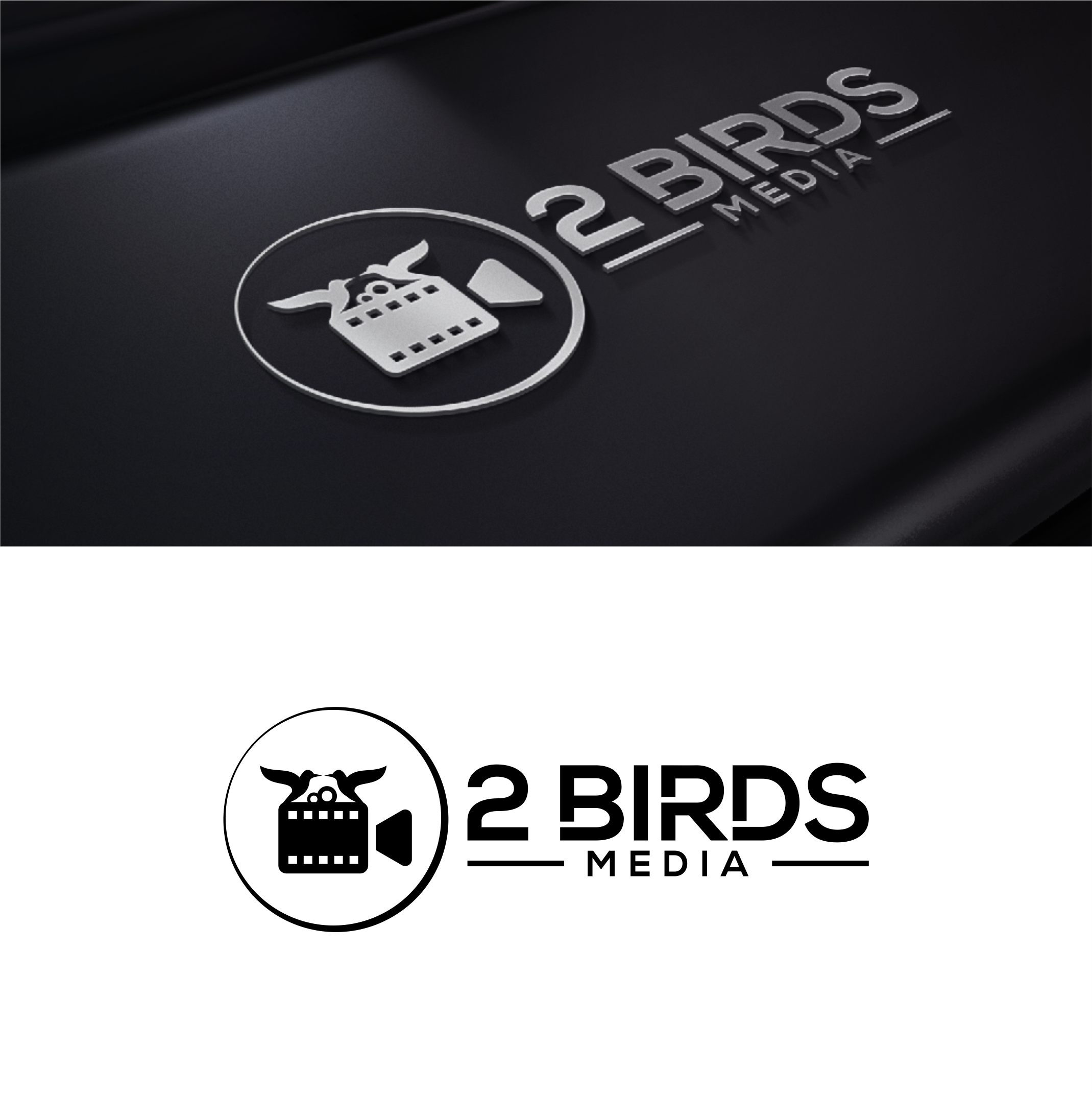 Logo Design by diego costa for 2 Birds Media | Design #31971139