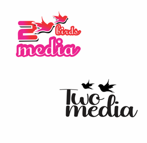 Logo Design by Blueberry for 2 Birds Media | Design #31985534