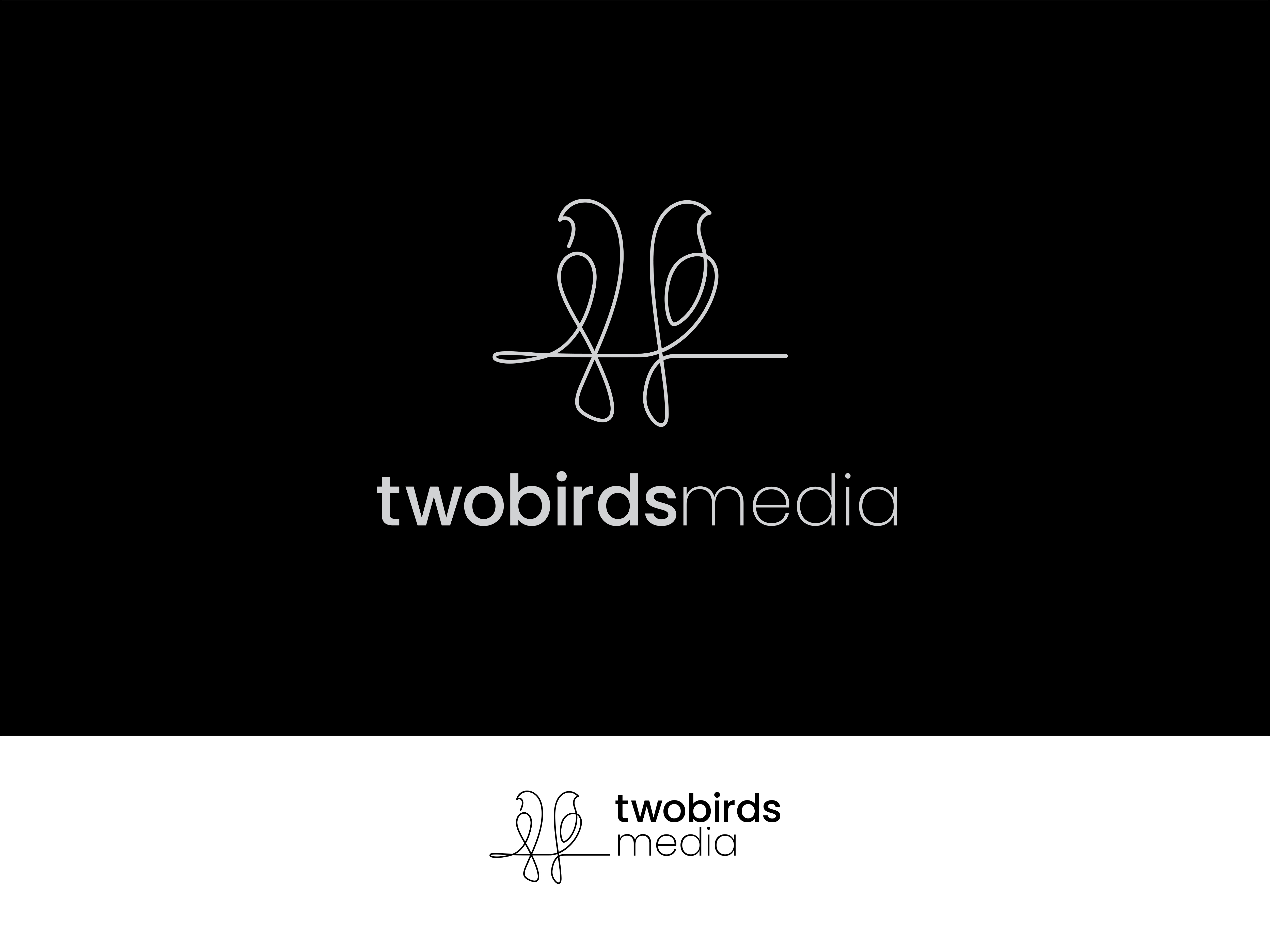 Logo Design by ArtTank for 2 Birds Media | Design #31972204