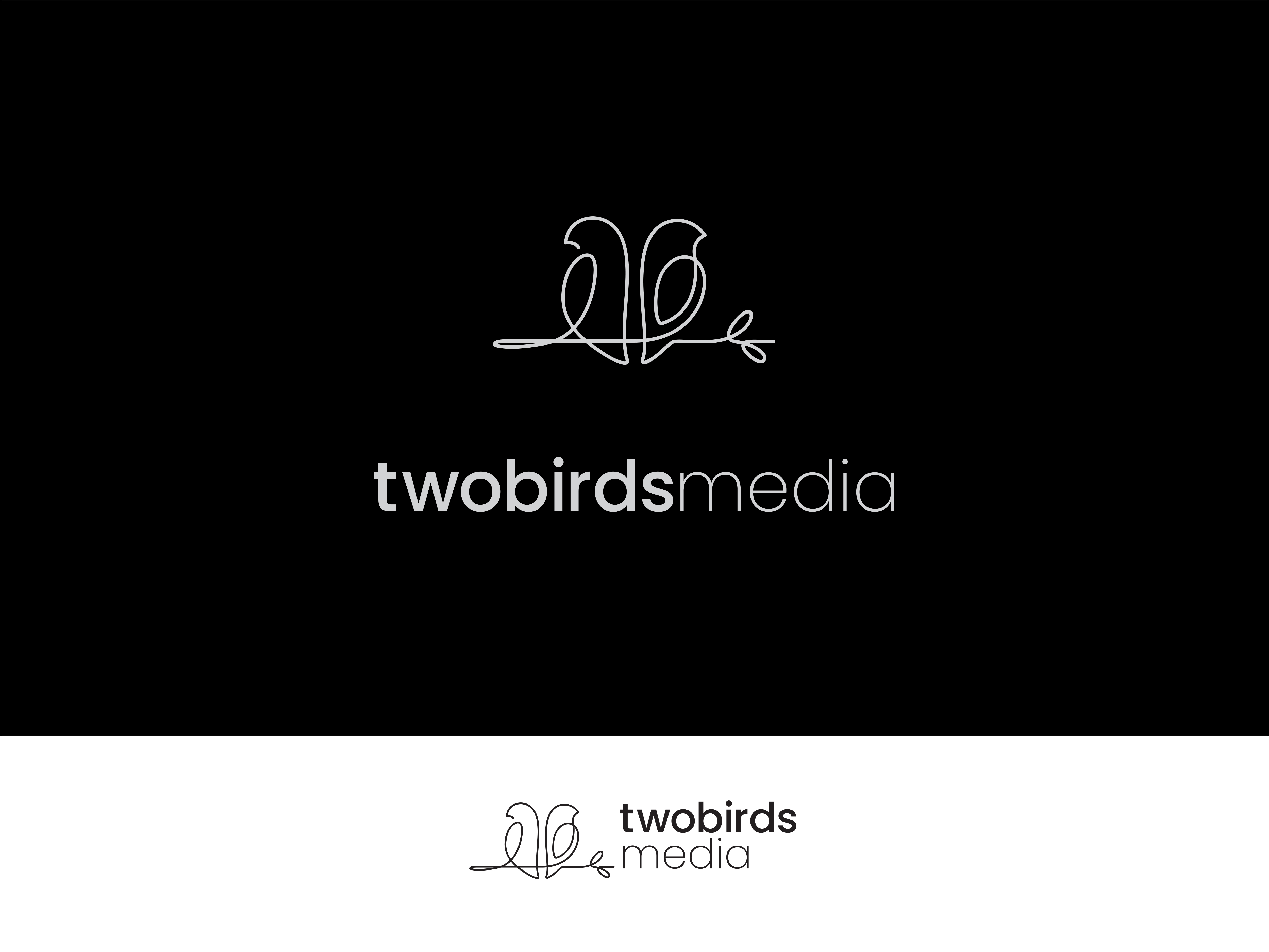 Logo Design by ArtTank for 2 Birds Media | Design #31977412