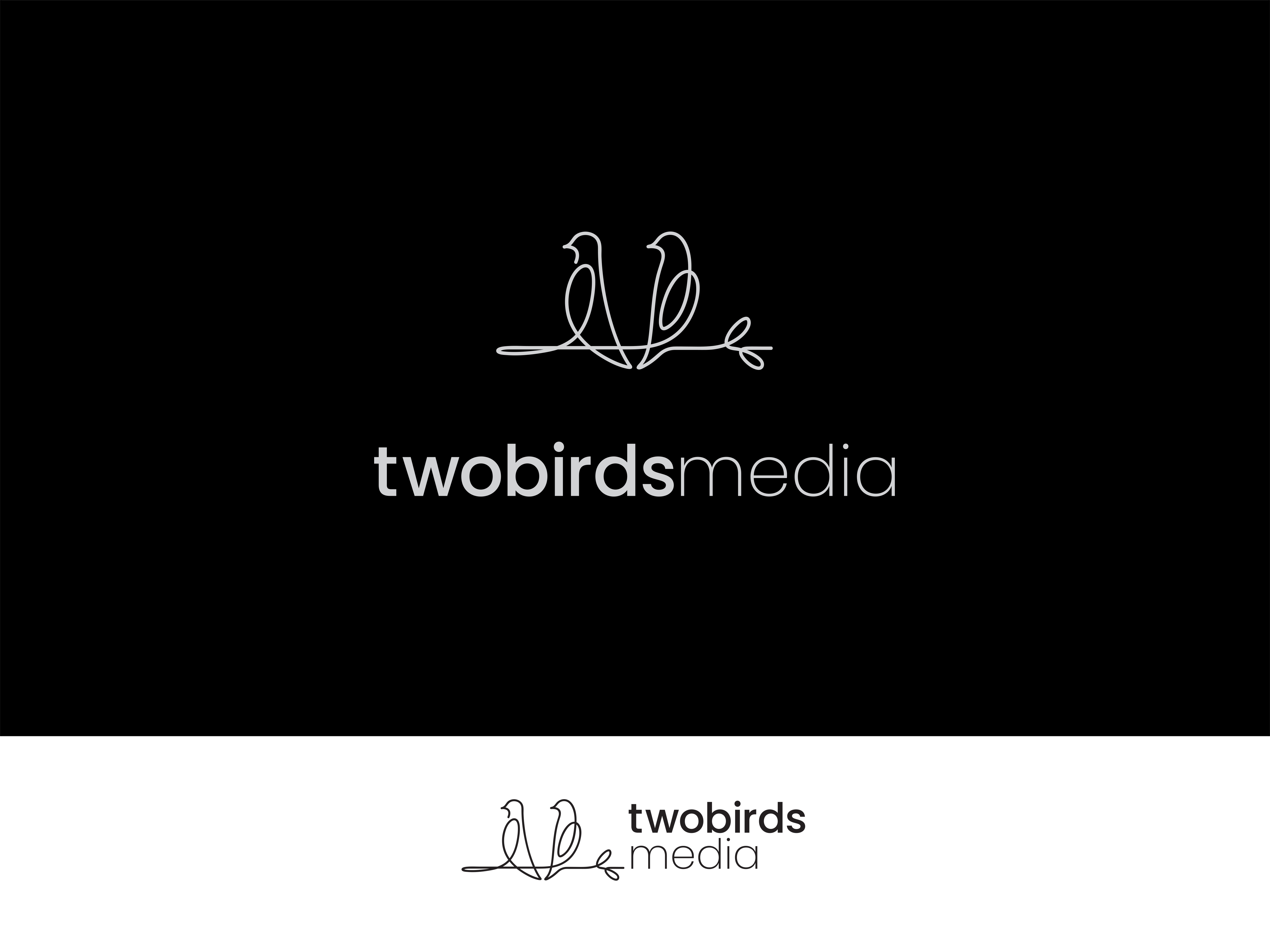 Logo Design by ArtTank for 2 Birds Media | Design #31977413