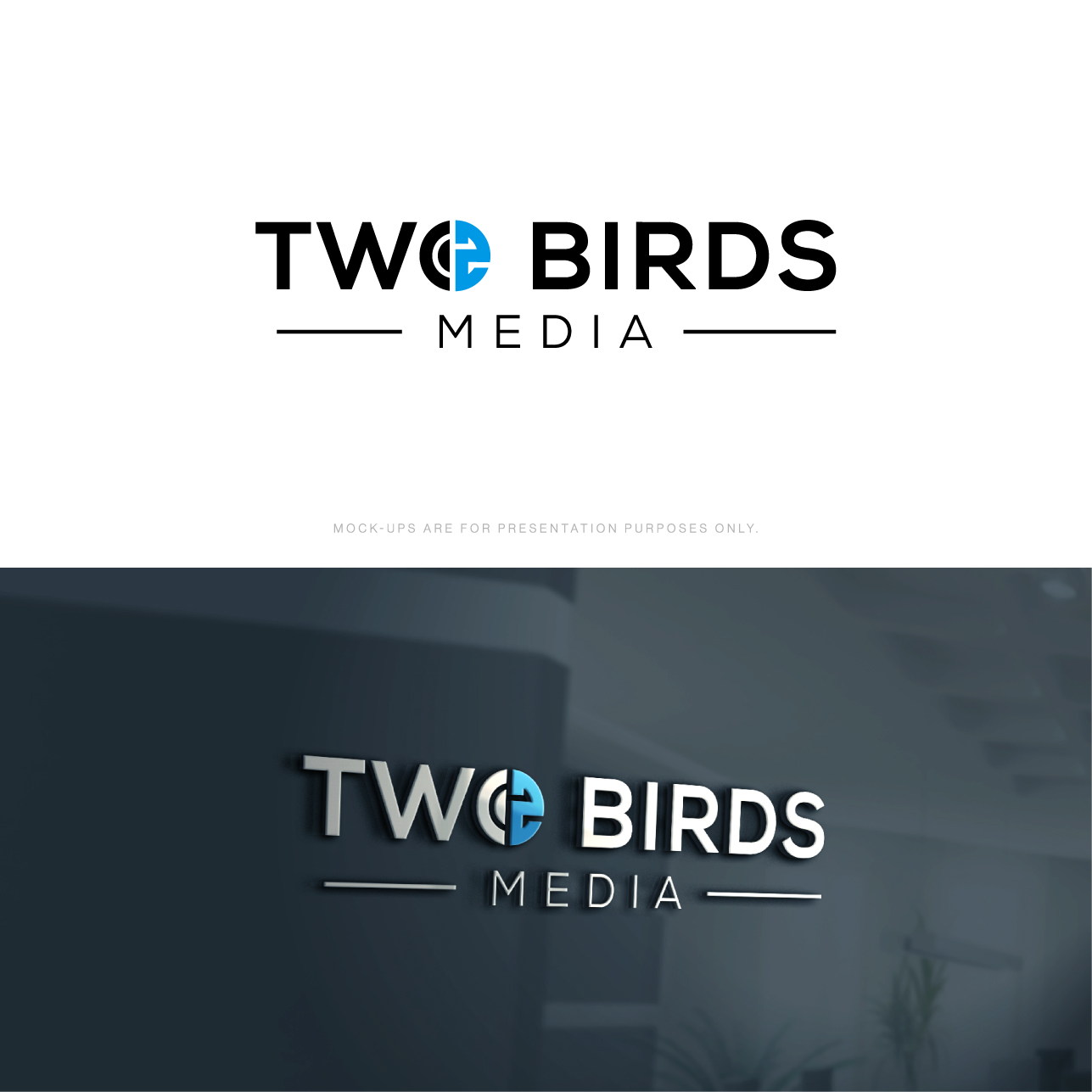 Logo Design by The Lion Studios for 2 Birds Media | Design #31973712