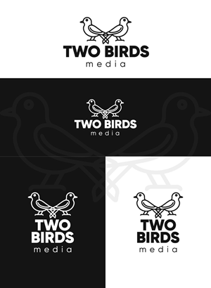 Logo Design by DistShorty - Poorna for 2 Birds Media | Design: #31989926
