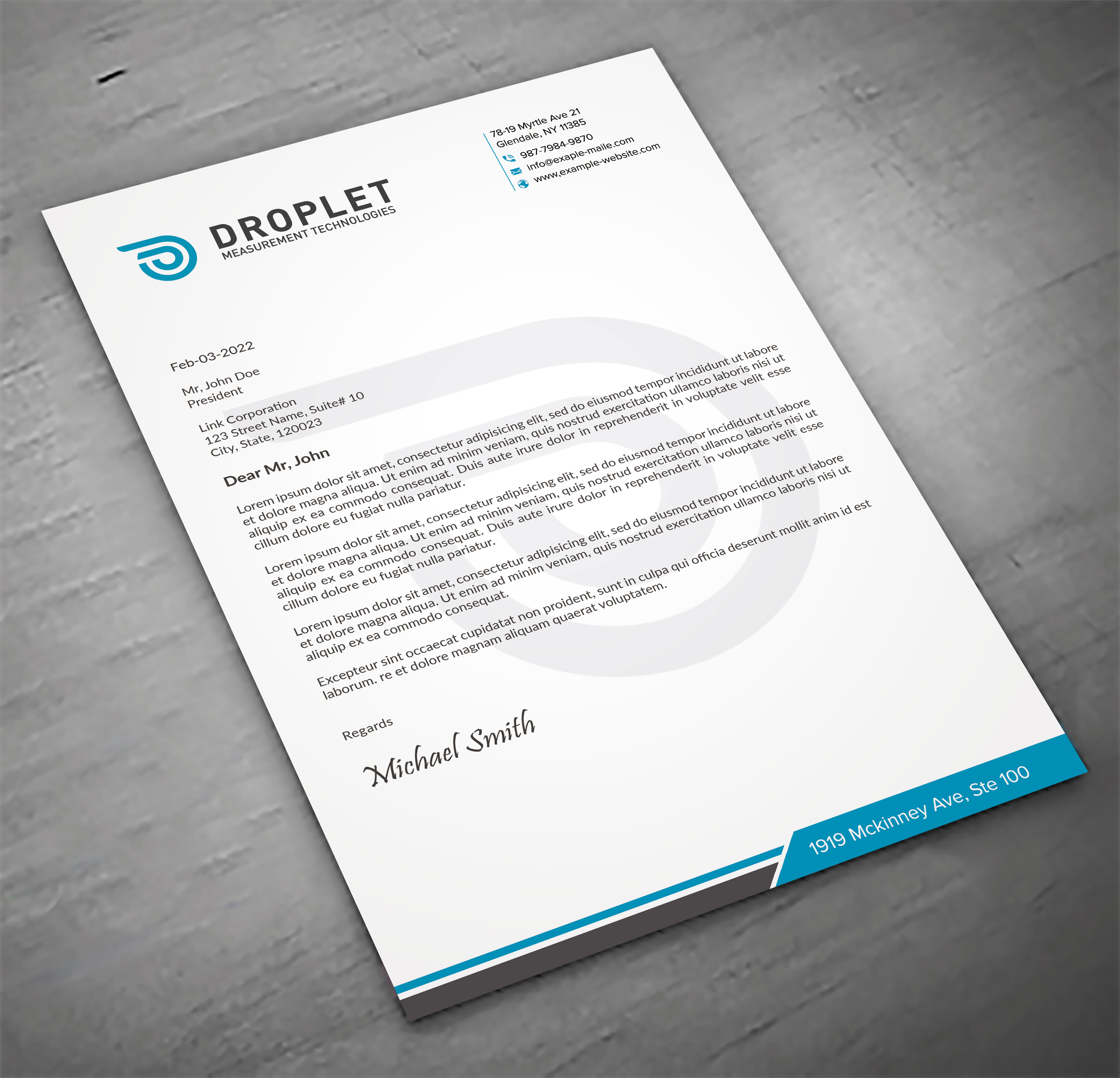 Business Card Design by sadikul islam for Droplet Measurement Technologies, LLC | Design #31992775