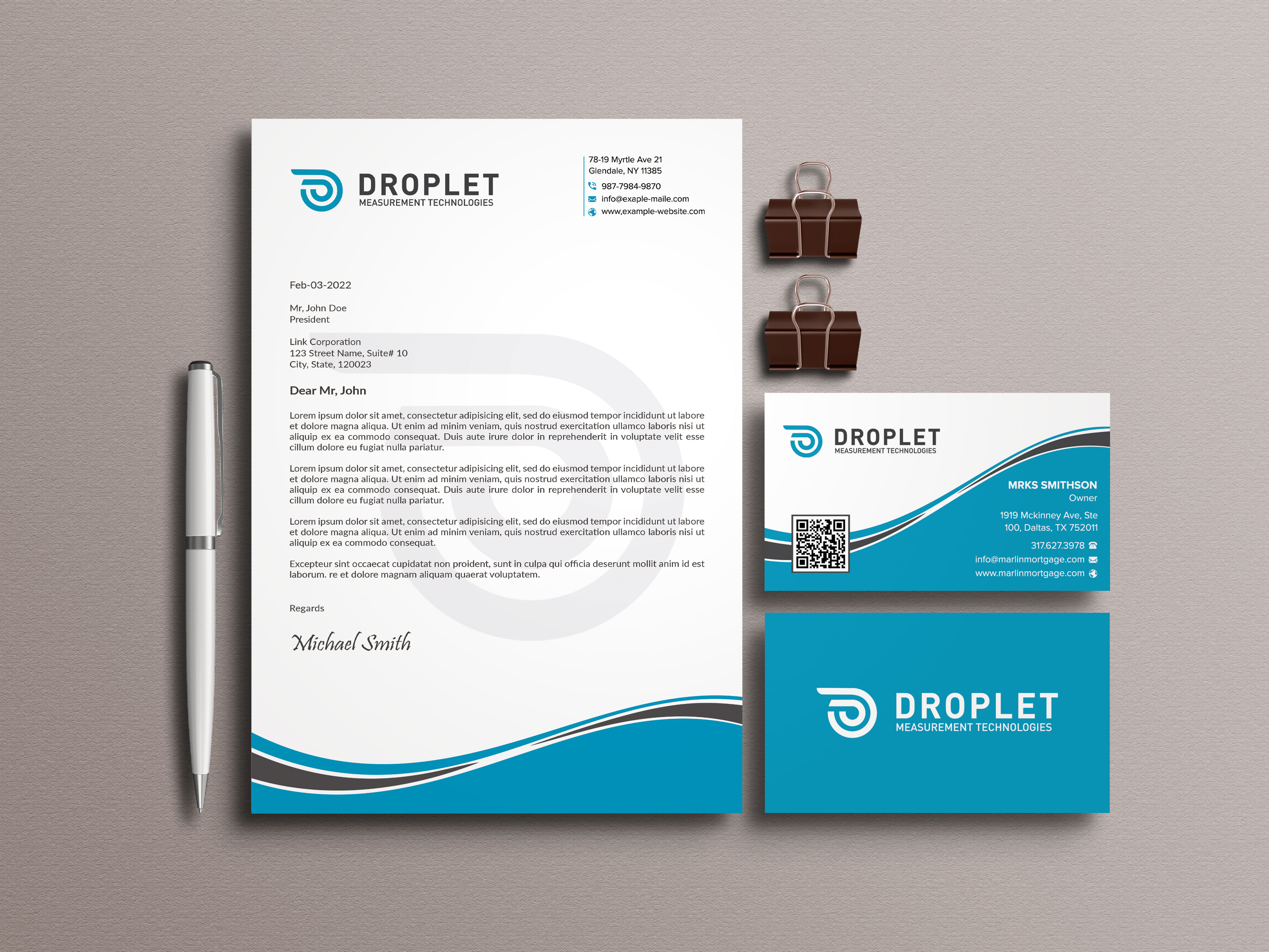 Business Card Design by sadikul islam for Droplet Measurement Technologies, LLC | Design #32034086