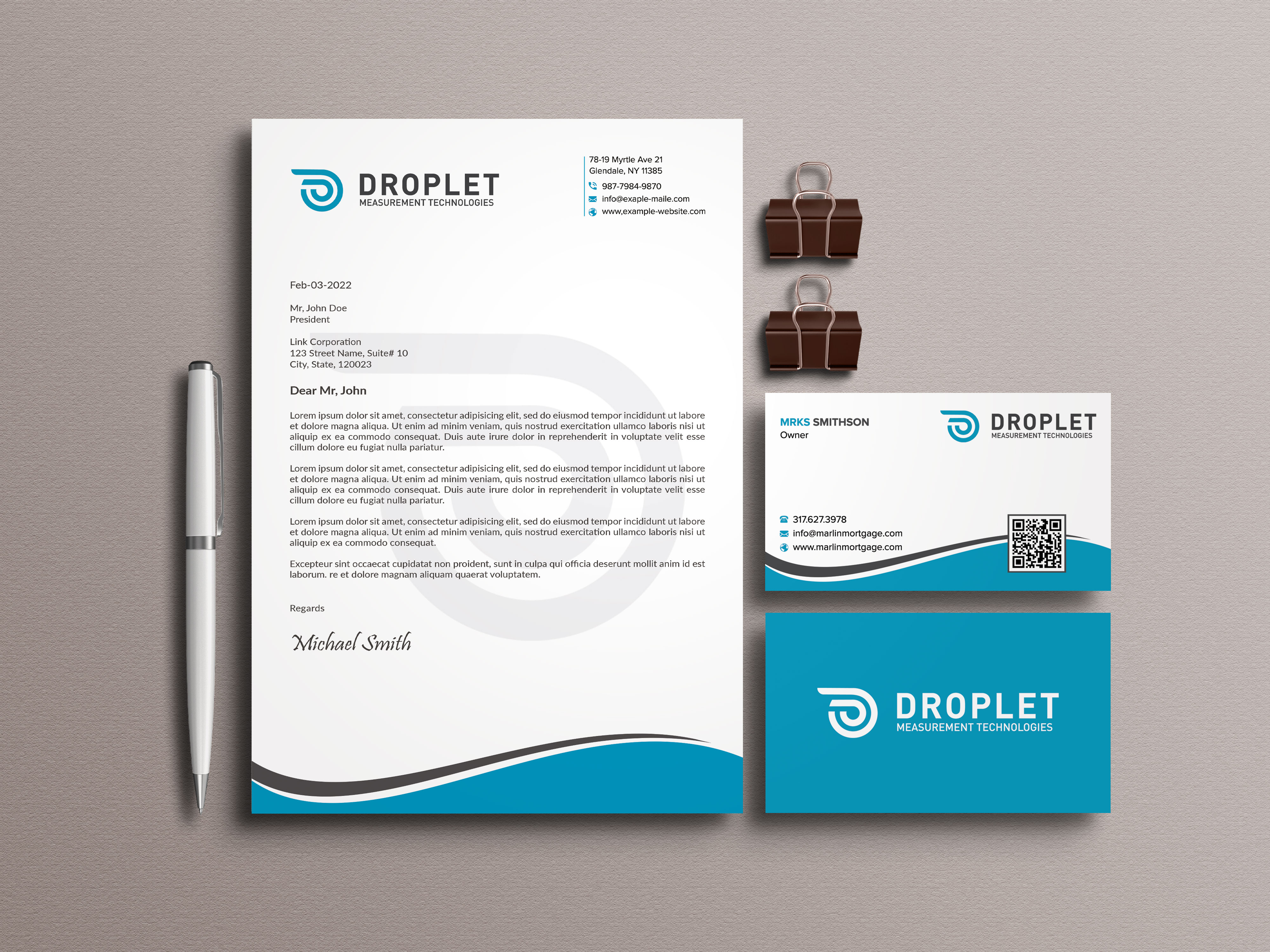 Business Card Design by sadikul islam for Droplet Measurement Technologies, LLC | Design #32034089
