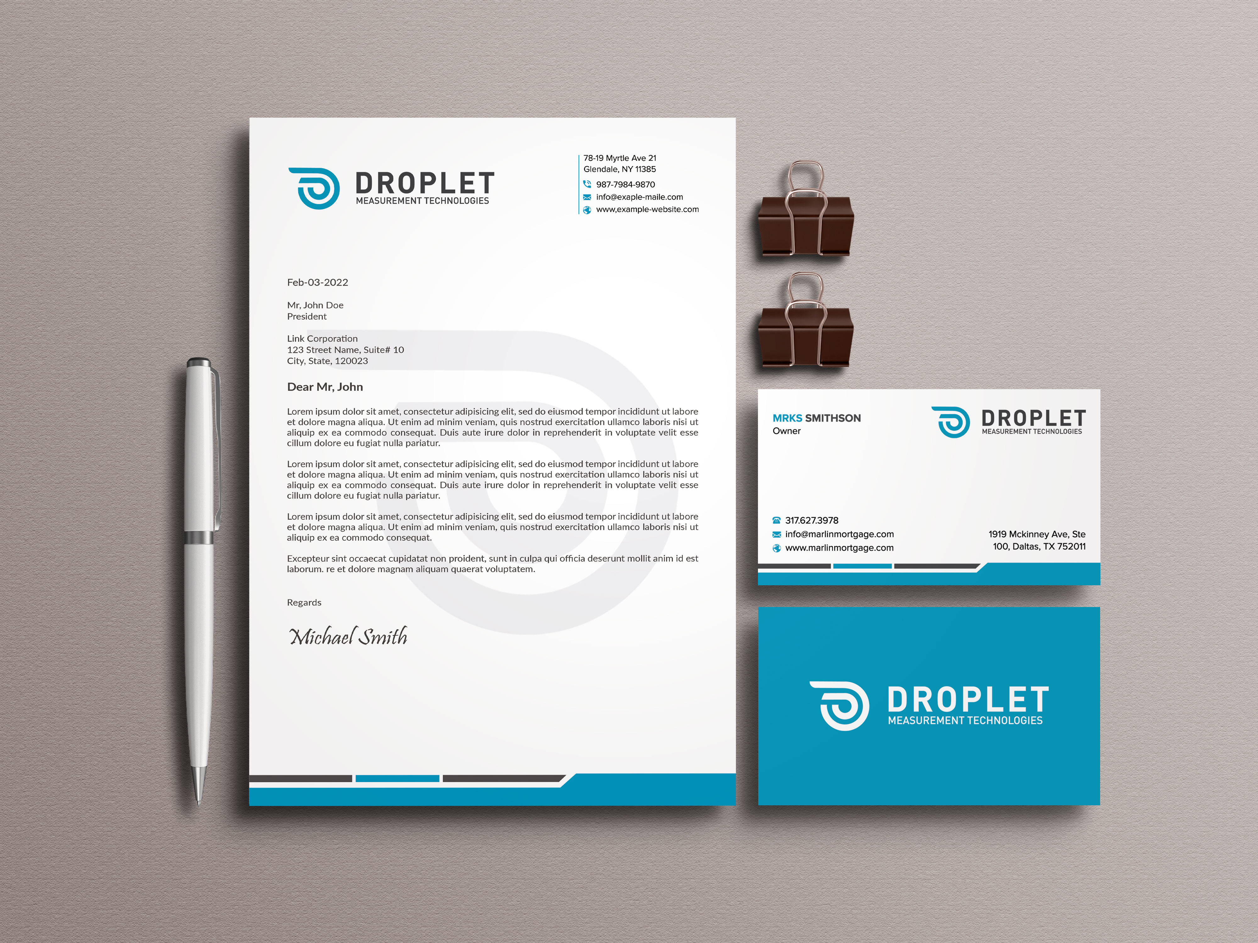 Business Card Design by sadikul islam for Droplet Measurement Technologies, LLC | Design #32034090