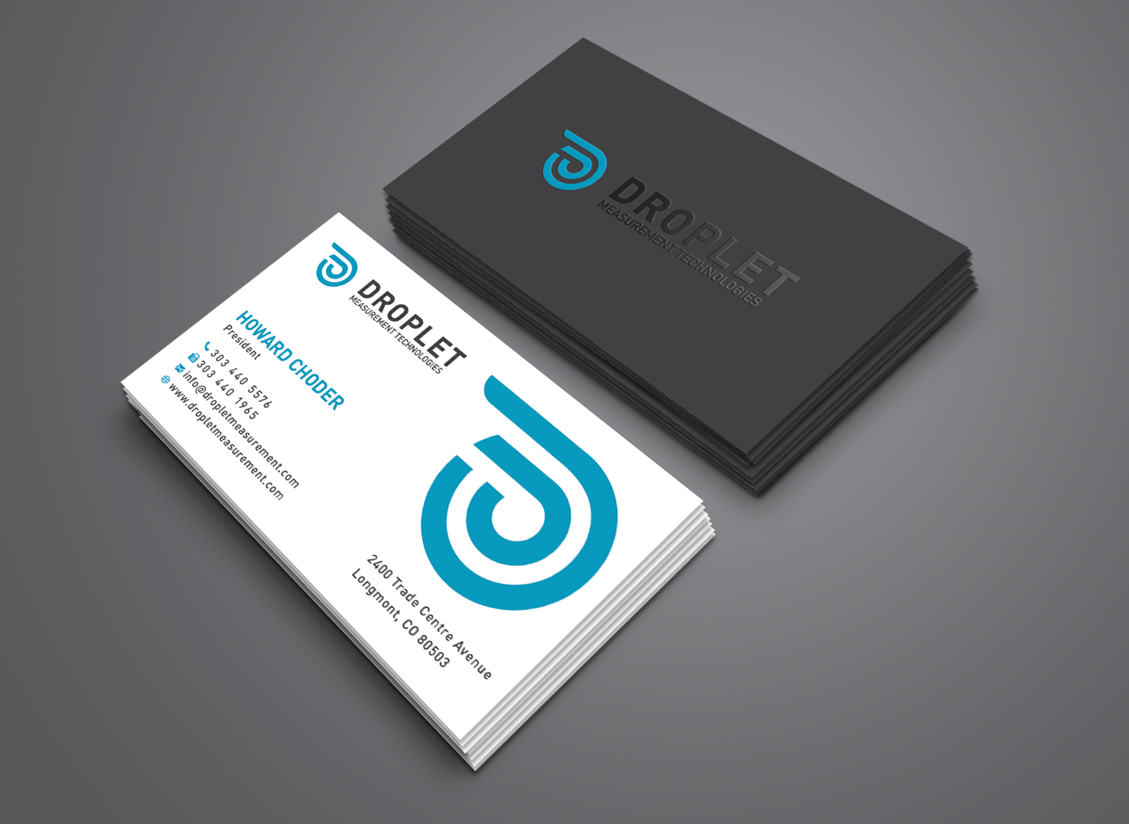 Business Card Design by Creative Moon Design for Droplet Measurement Technologies, LLC | Design #31993188