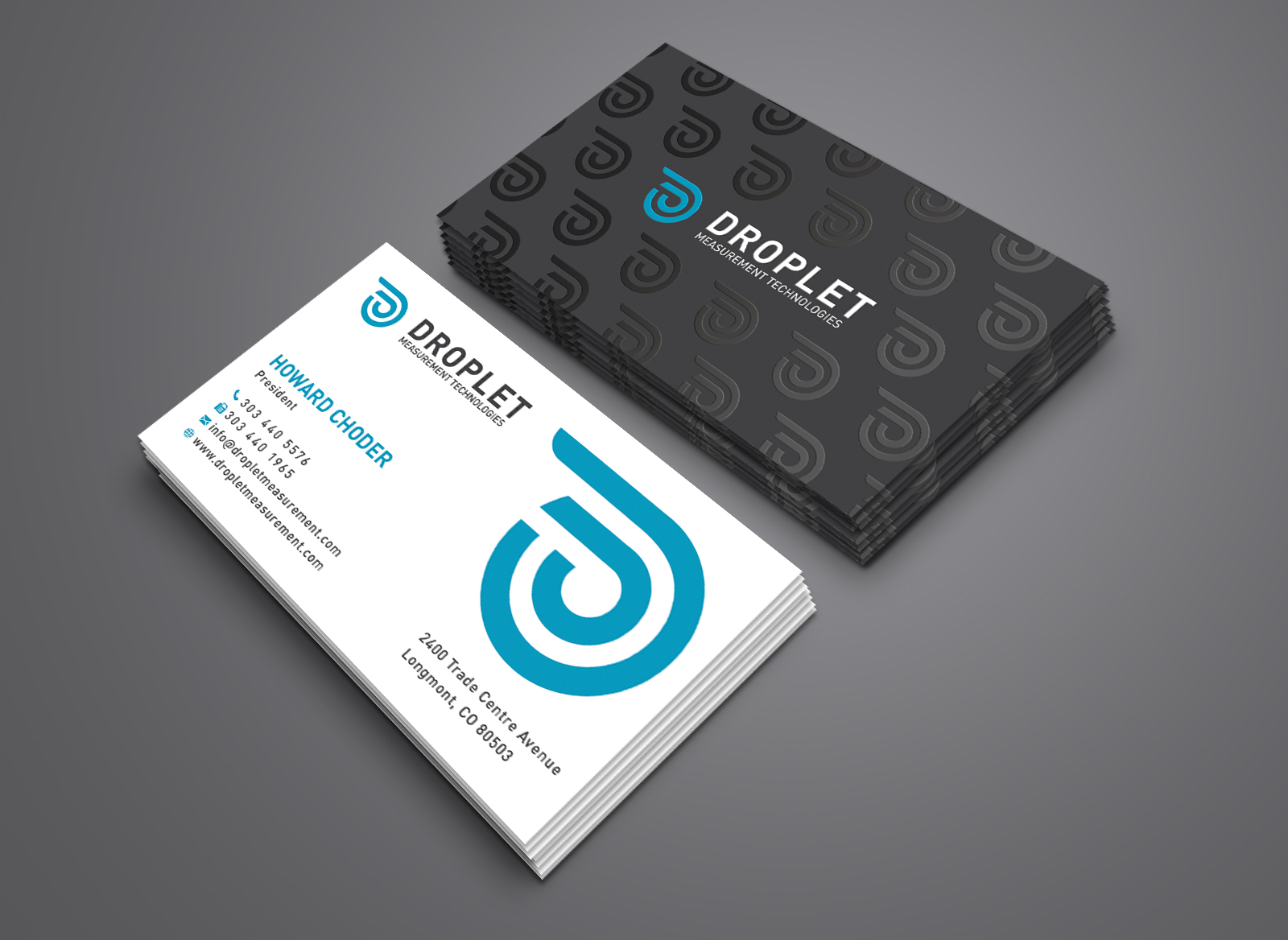 Business Card Design by Creative Moon Design for Droplet Measurement Technologies, LLC | Design #31993190