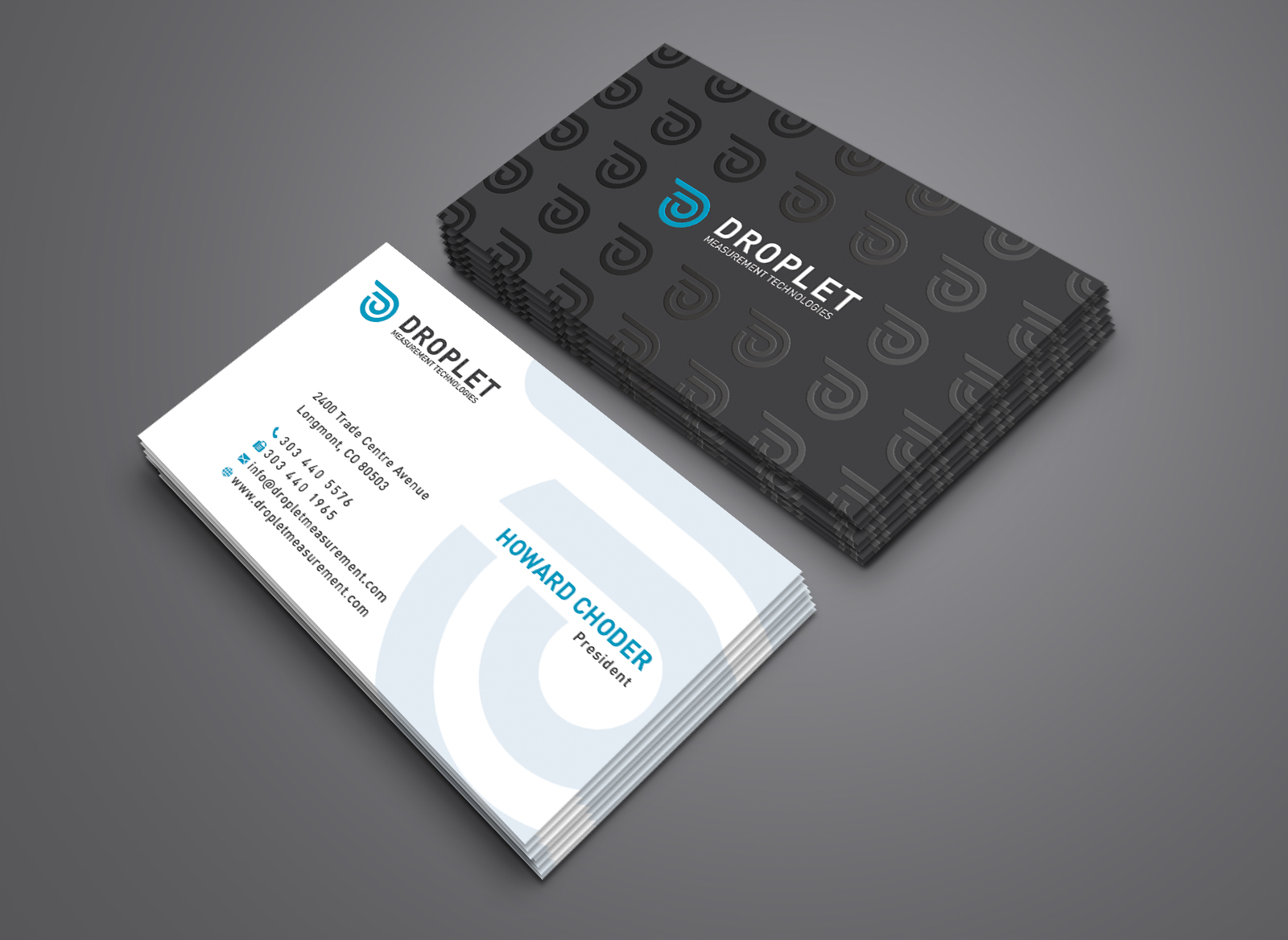 Business Card Design by Creative Moon Design for Droplet Measurement Technologies, LLC | Design #31993191