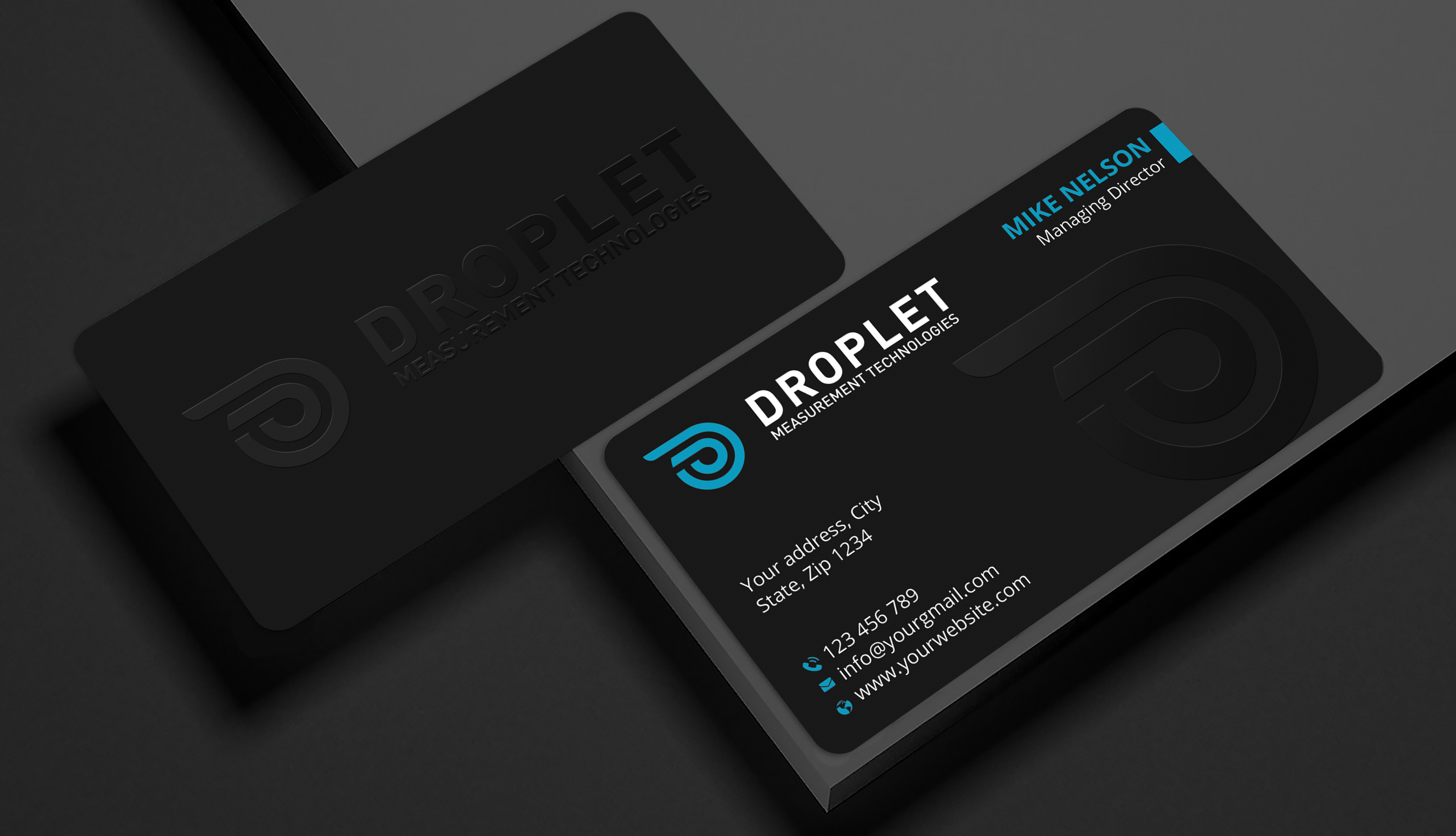 Business Card Design by Expert Bappy for Droplet Measurement Technologies, LLC | Design #31977807
