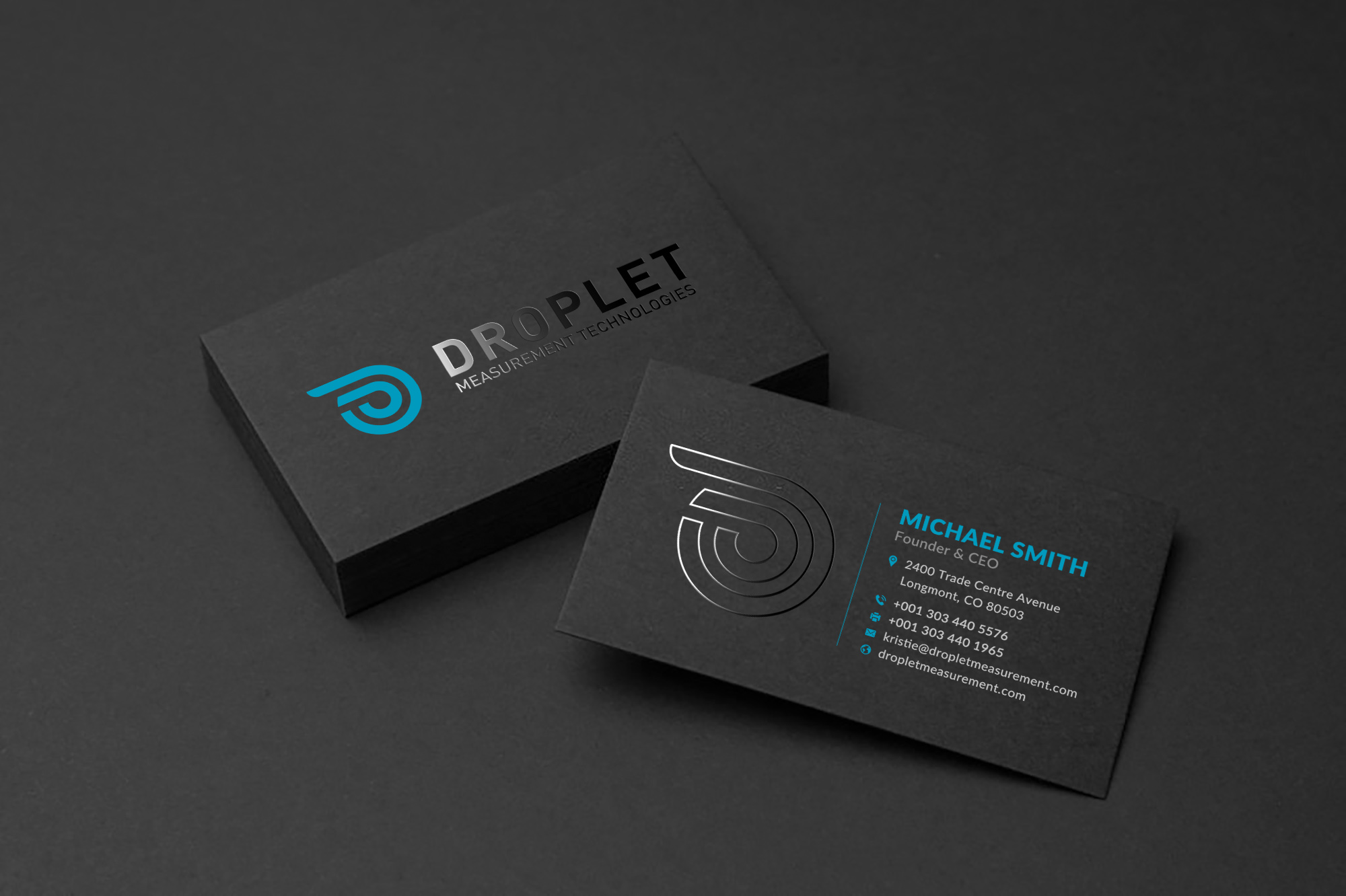 Business Card Design by Sun Moon Graphic Designer for Droplet Measurement Technologies, LLC | Design #31979699