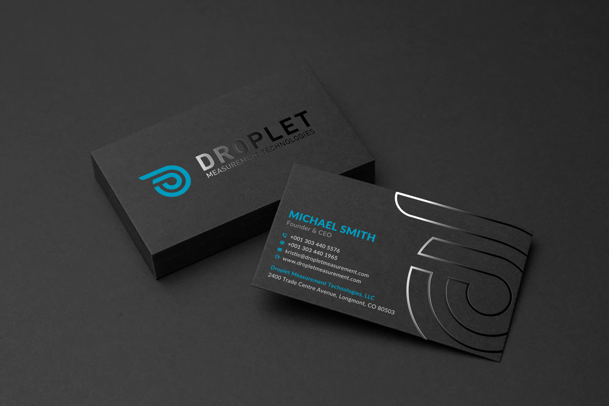 Business Card Design by Sun Moon Graphic Designer for Droplet Measurement Technologies, LLC | Design #31979700