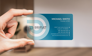 Business Card Design by Sun Moon Graphic Designer for Droplet Measurement Technologies, LLC | Design: #31979704