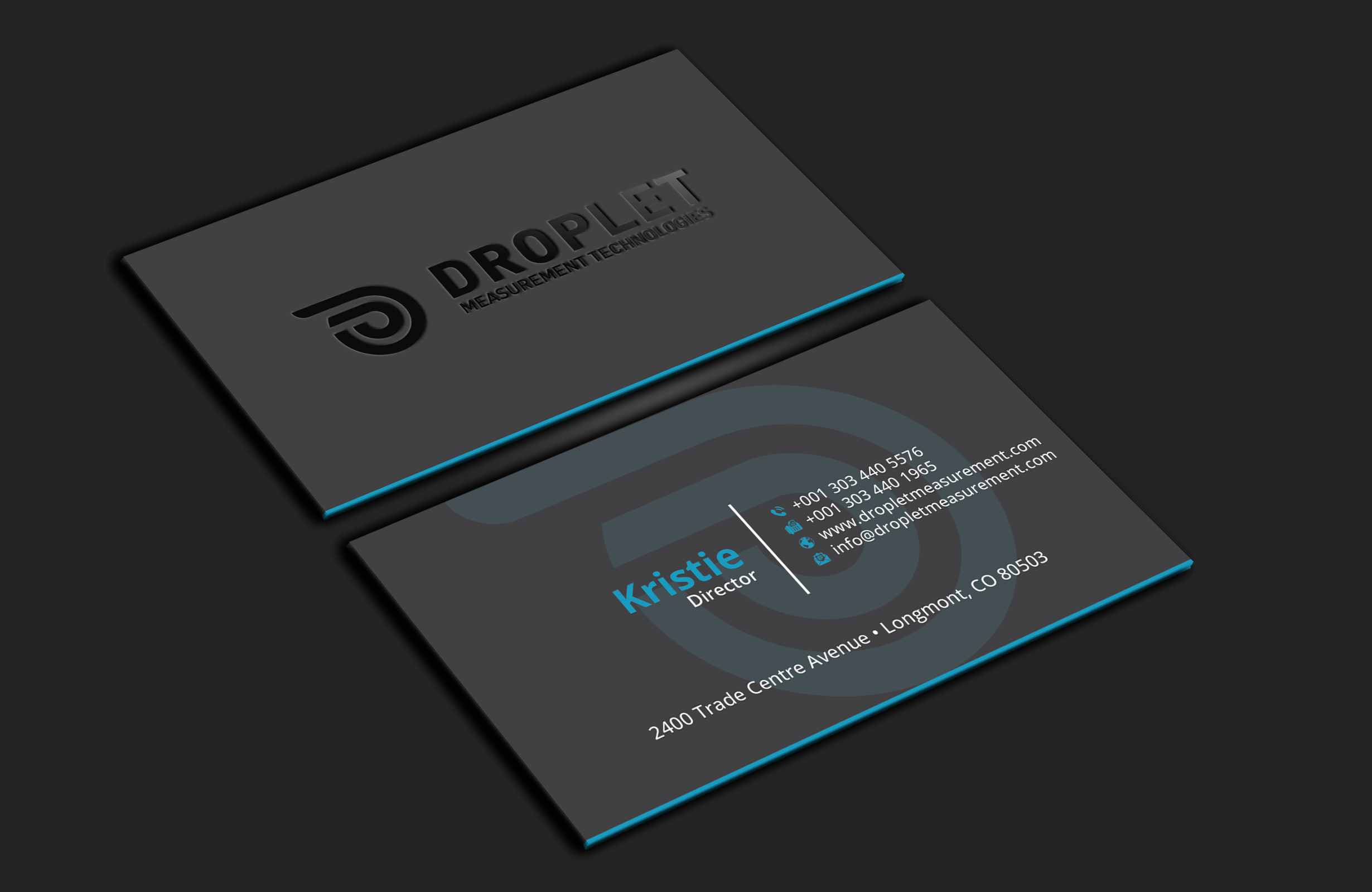 Business Card Design by DesignerShahadat for Droplet Measurement Technologies, LLC | Design #31989111