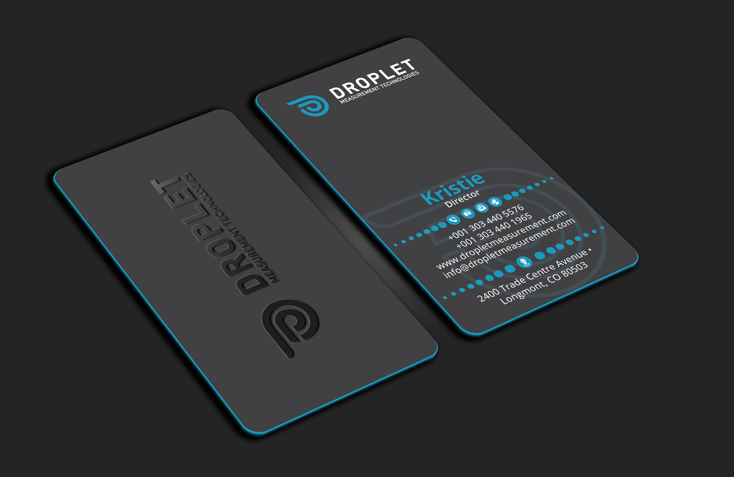 Business Card Design by DesignerShahadat for Droplet Measurement Technologies, LLC | Design #31997657