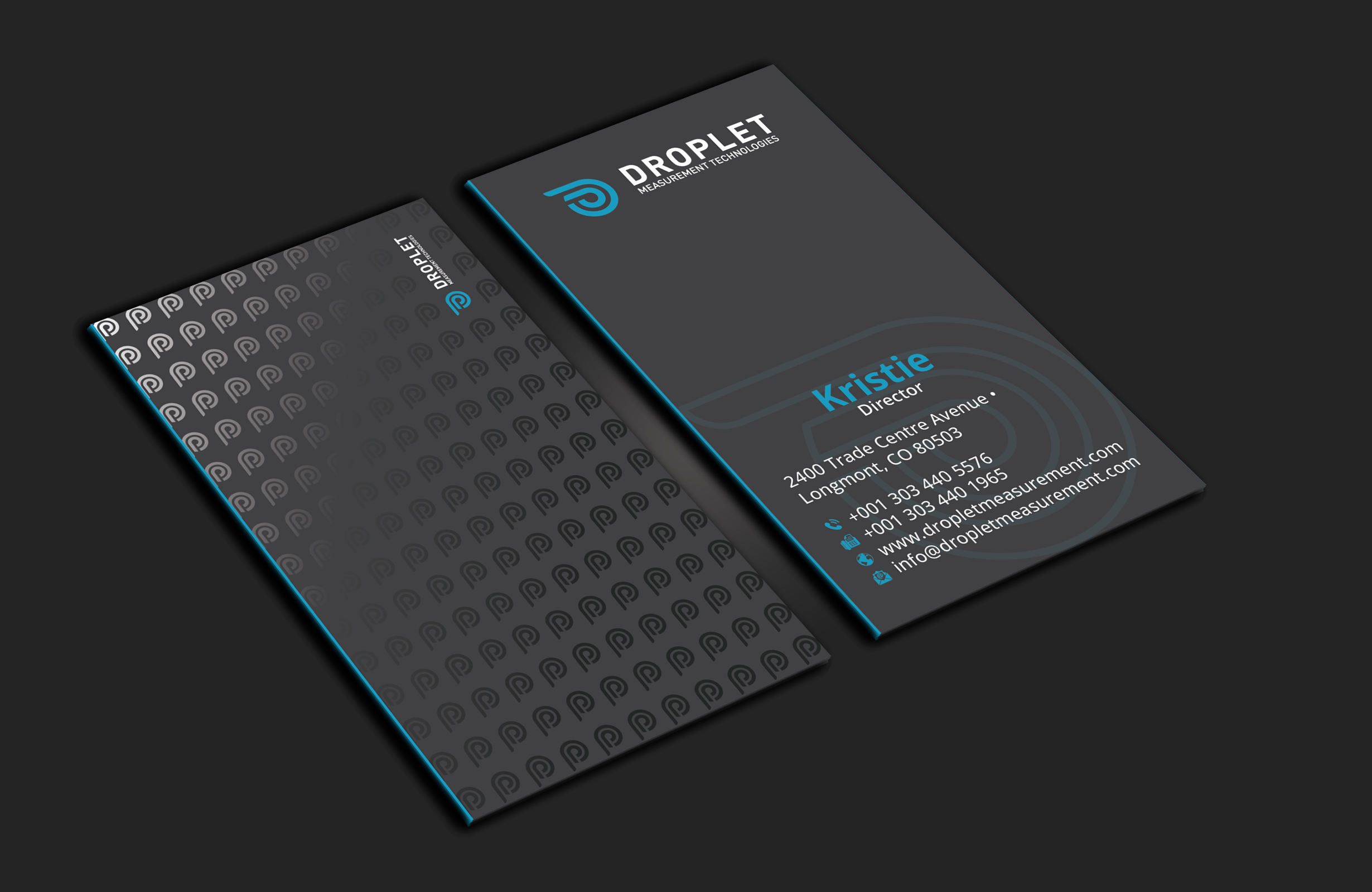 Business Card Design by DesignerShahadat for Droplet Measurement Technologies, LLC | Design #31997668