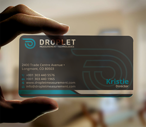 Business Card Design by DesignerShahadat for Droplet Measurement Technologies, LLC | Design: #31997688
