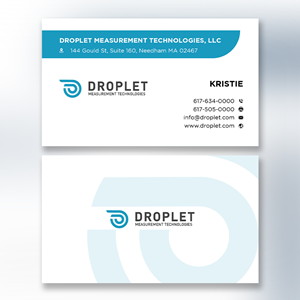 Business Card Design by YourLogoMaster for Droplet Measurement Technologies, LLC | Design: #32007681