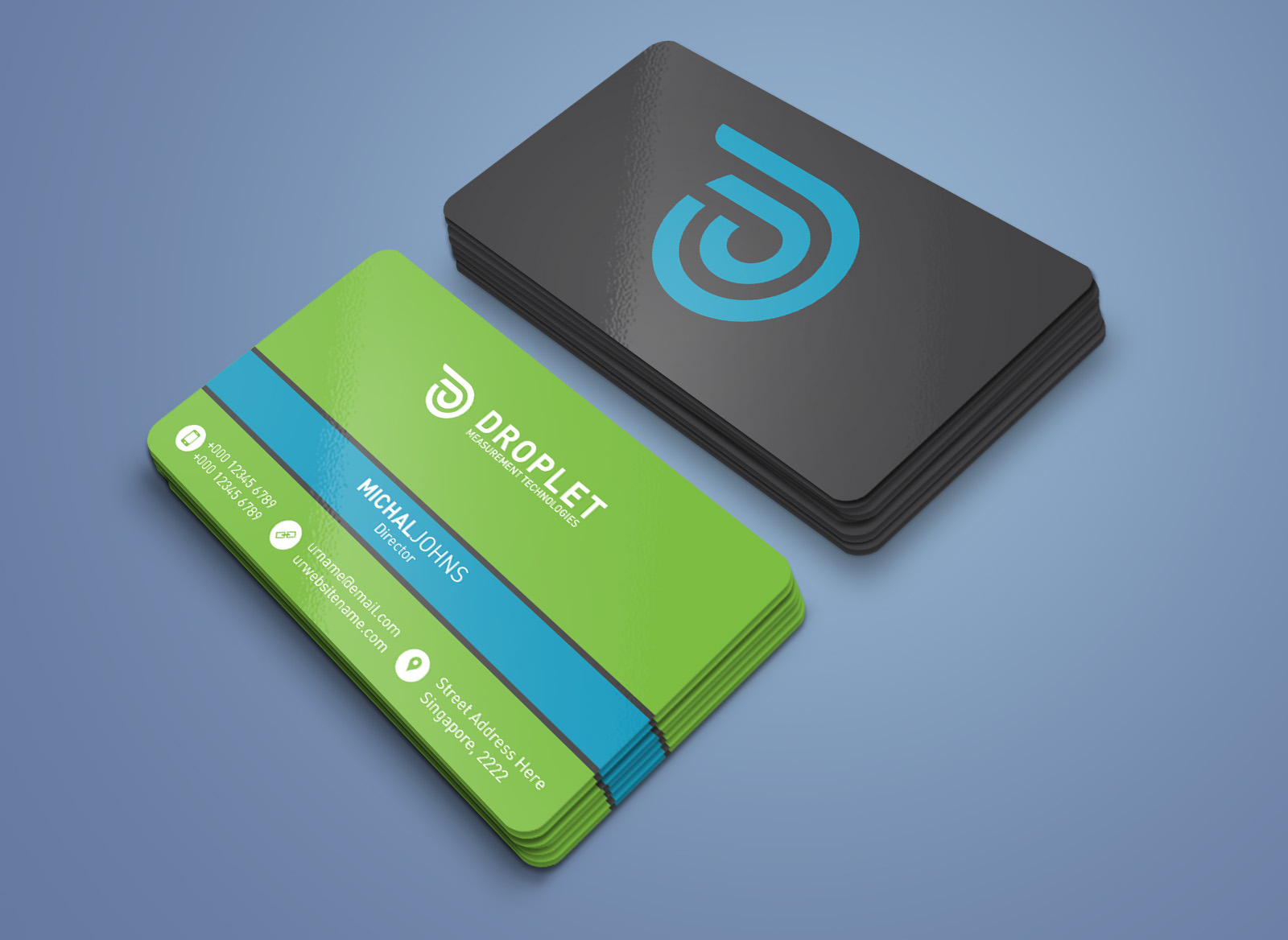 Business Card Design by creativeoutline for Droplet Measurement Technologies, LLC | Design #31977529