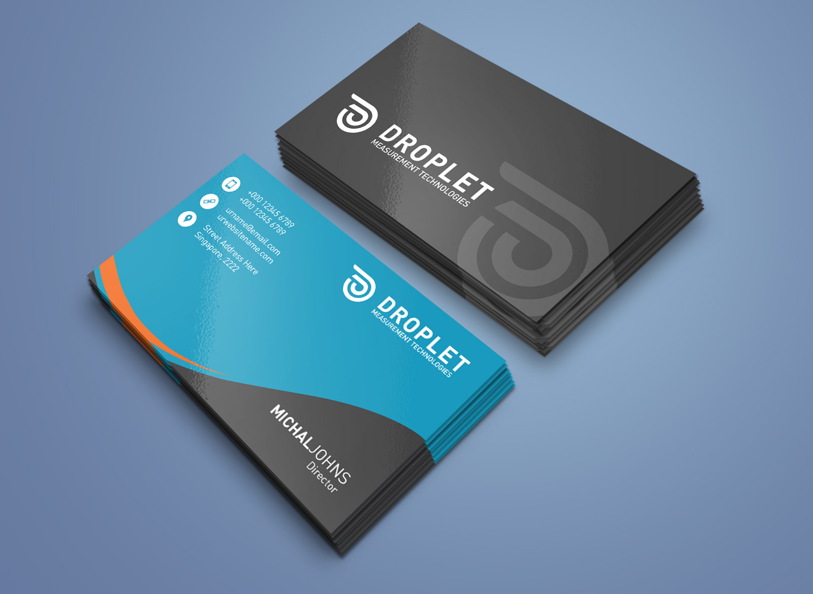 Business Card Design by creativeoutline for Droplet Measurement Technologies, LLC | Design #31977562