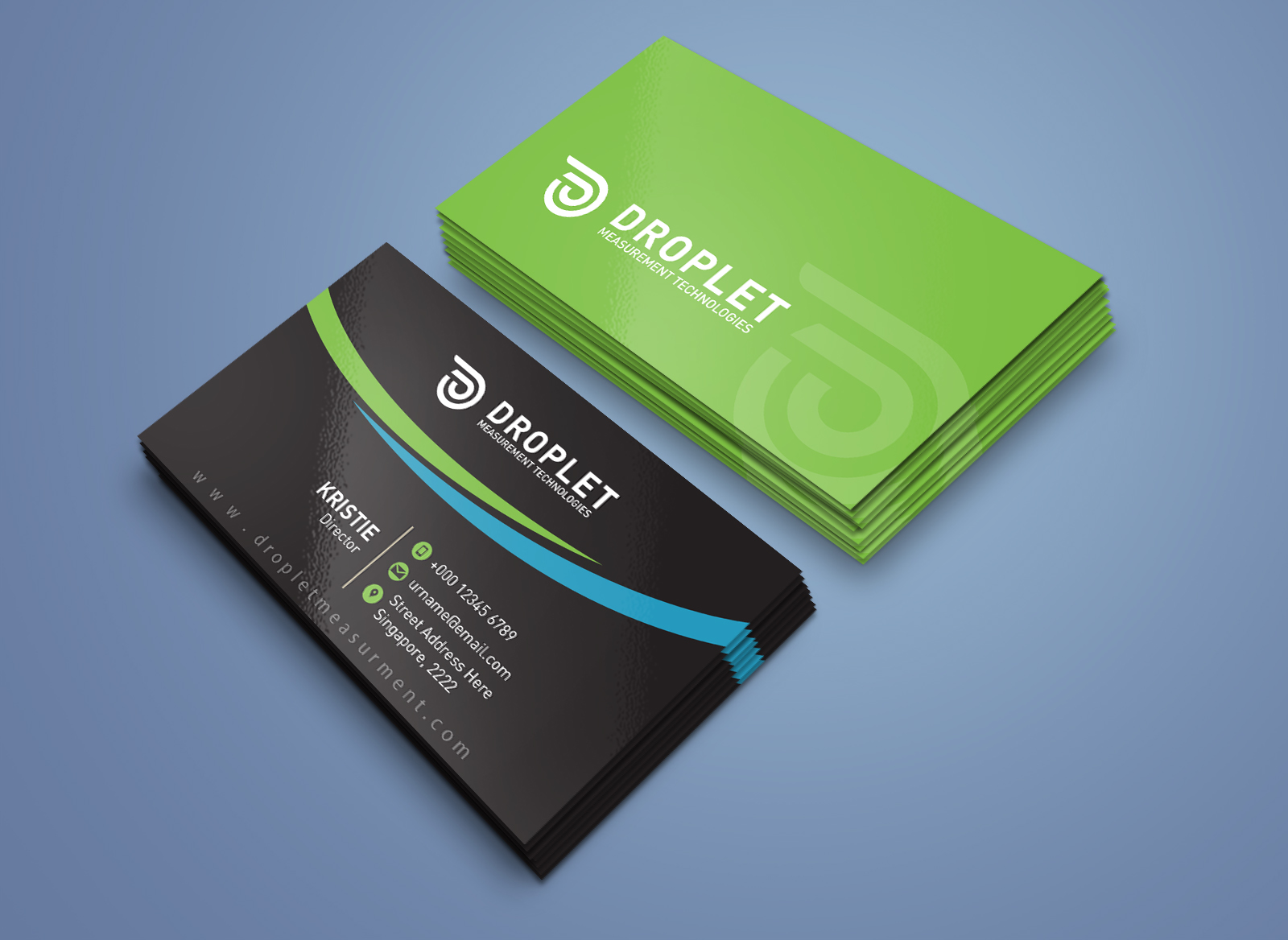 Business Card Design by creativeoutline for Droplet Measurement Technologies, LLC | Design #31981282