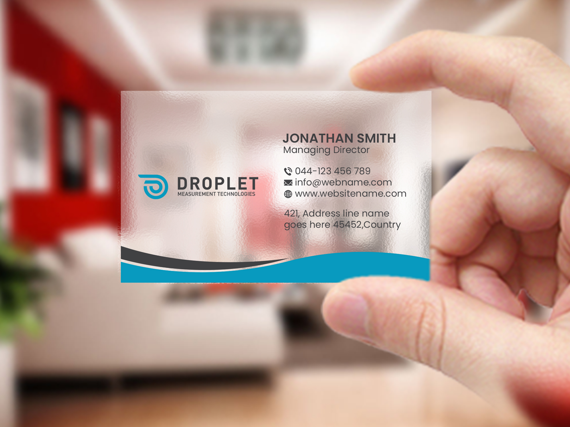 Business Card Design by Creations Box 2015 for Droplet Measurement Technologies, LLC | Design #31980791