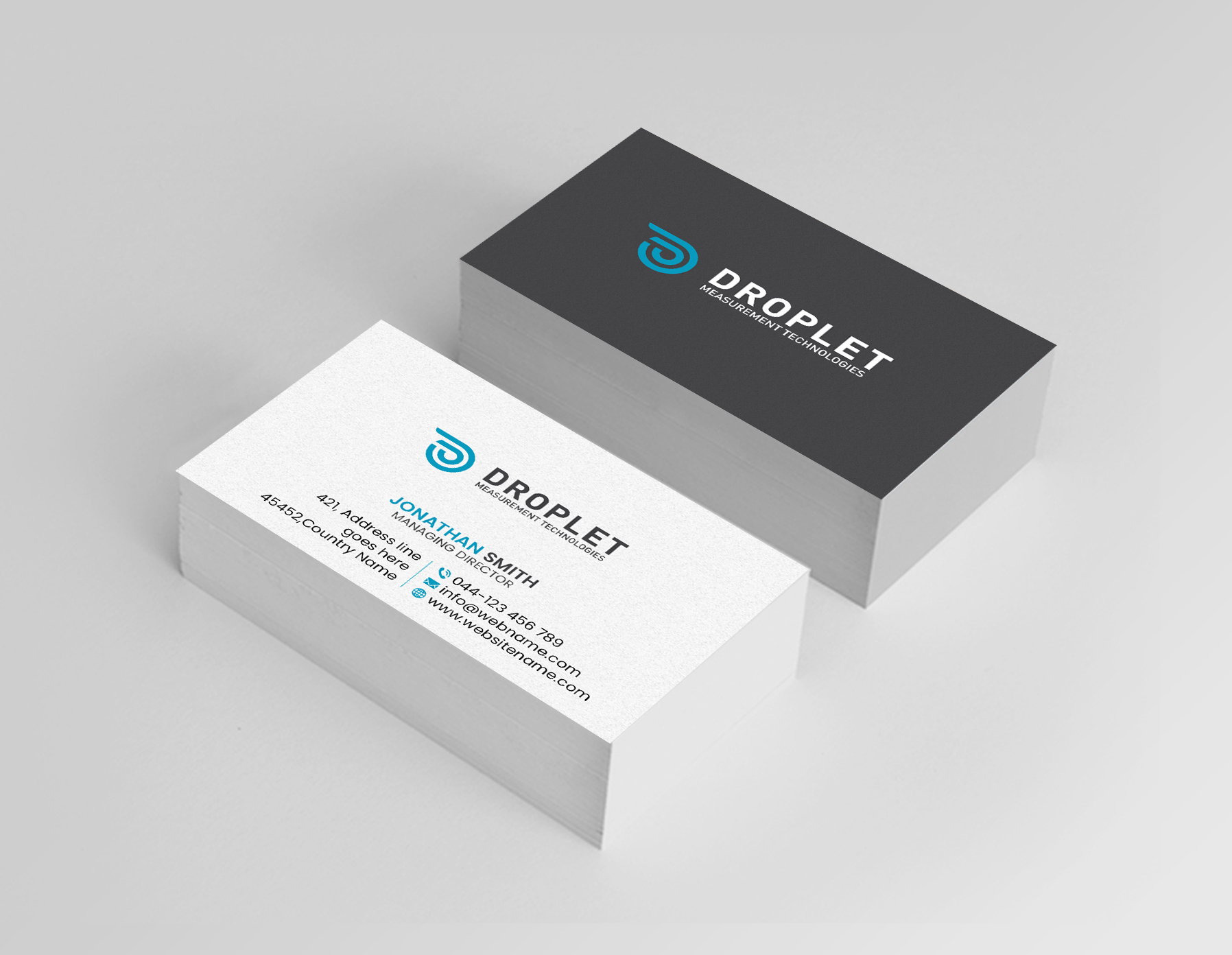 Business Card Design by Creations Box 2015 for Droplet Measurement Technologies, LLC | Design #31980795
