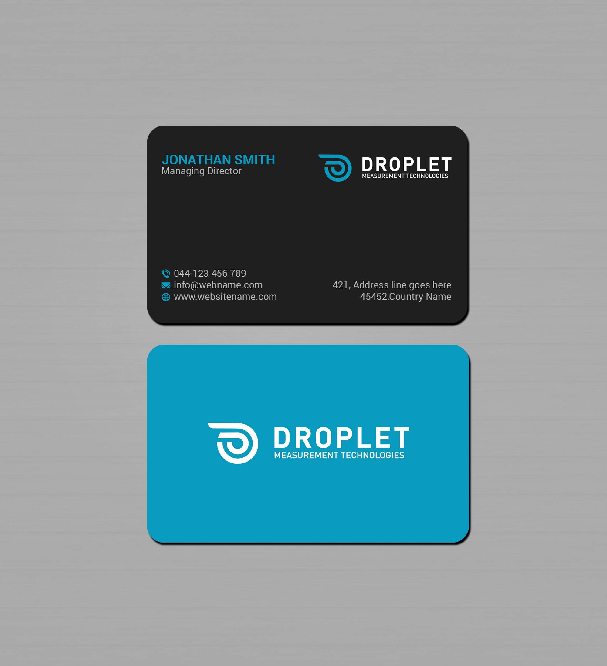 Business Card Design by Creations Box 2015 for Droplet Measurement Technologies, LLC | Design #31980809