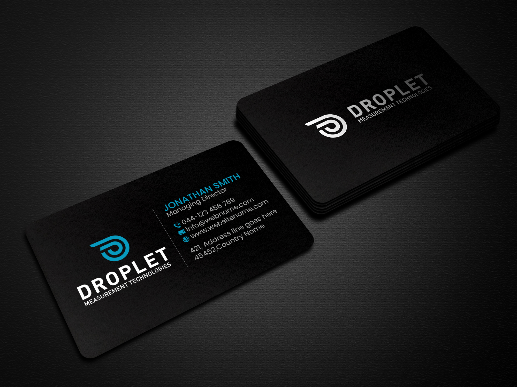 Business Card Design by Creations Box 2015 for Droplet Measurement Technologies, LLC | Design #31980816