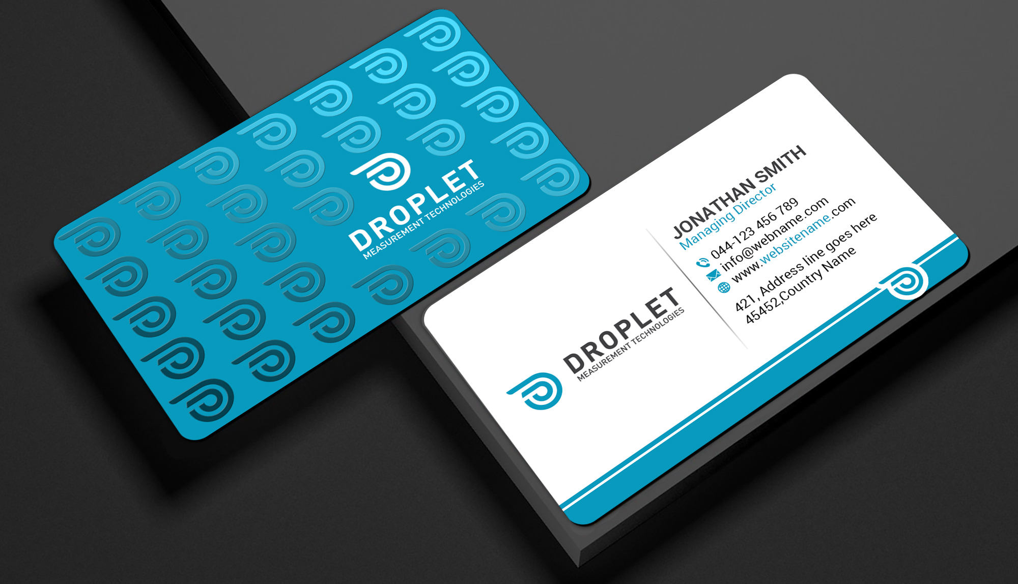 Business Card Design by Creations Box 2015 for Droplet Measurement Technologies, LLC | Design #31980818