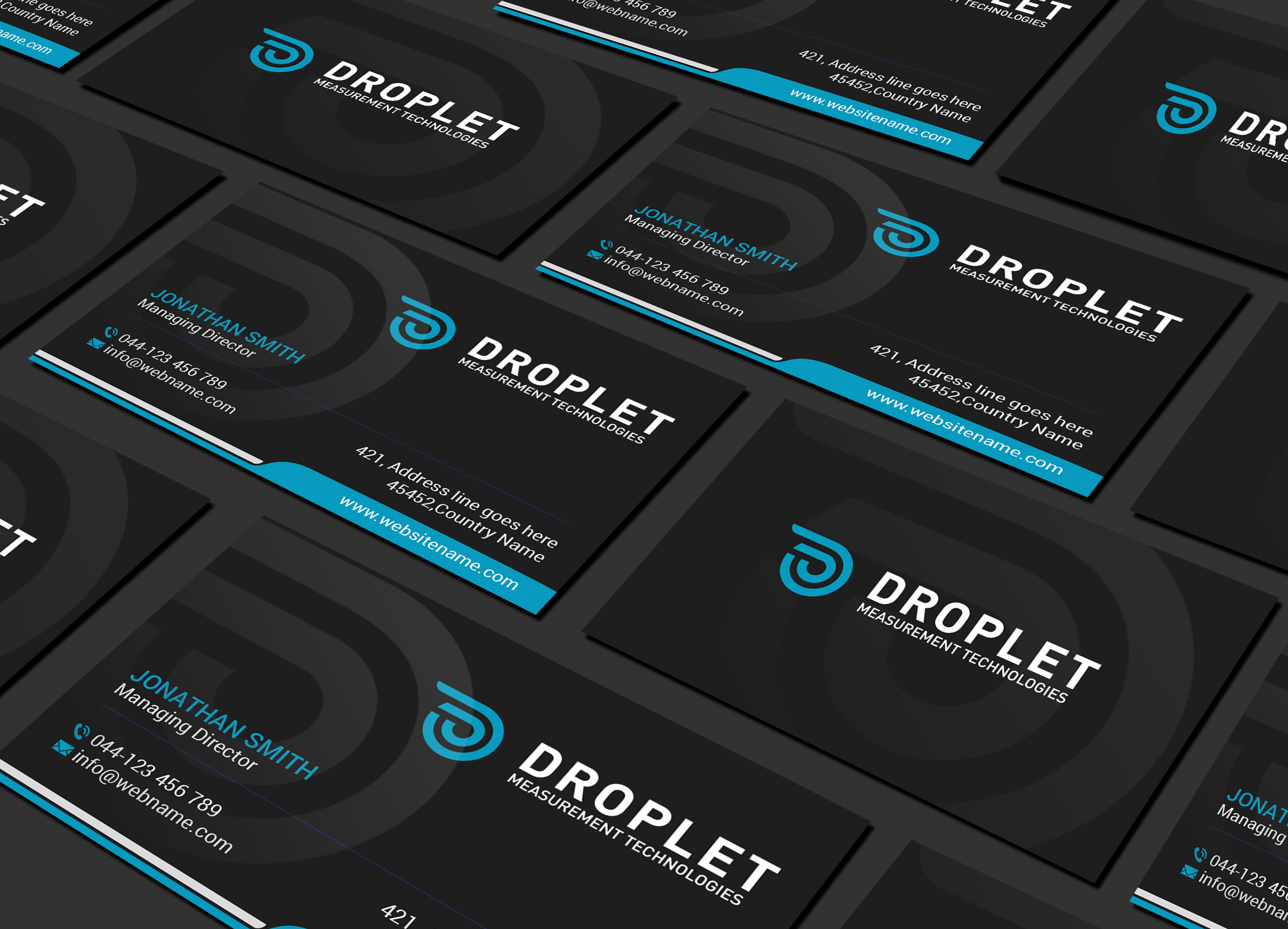 Business Card Design by Creations Box 2015 for Droplet Measurement Technologies, LLC | Design #31980828