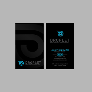 Business Card Design by Creations Box 2015 for Droplet Measurement Technologies, LLC | Design: #31980830