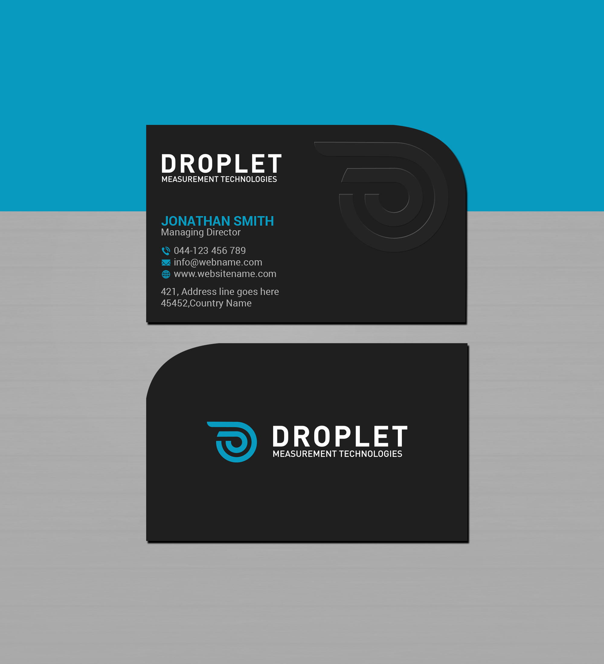 Business Card Design by Creations Box 2015 for Droplet Measurement Technologies, LLC | Design #31980831