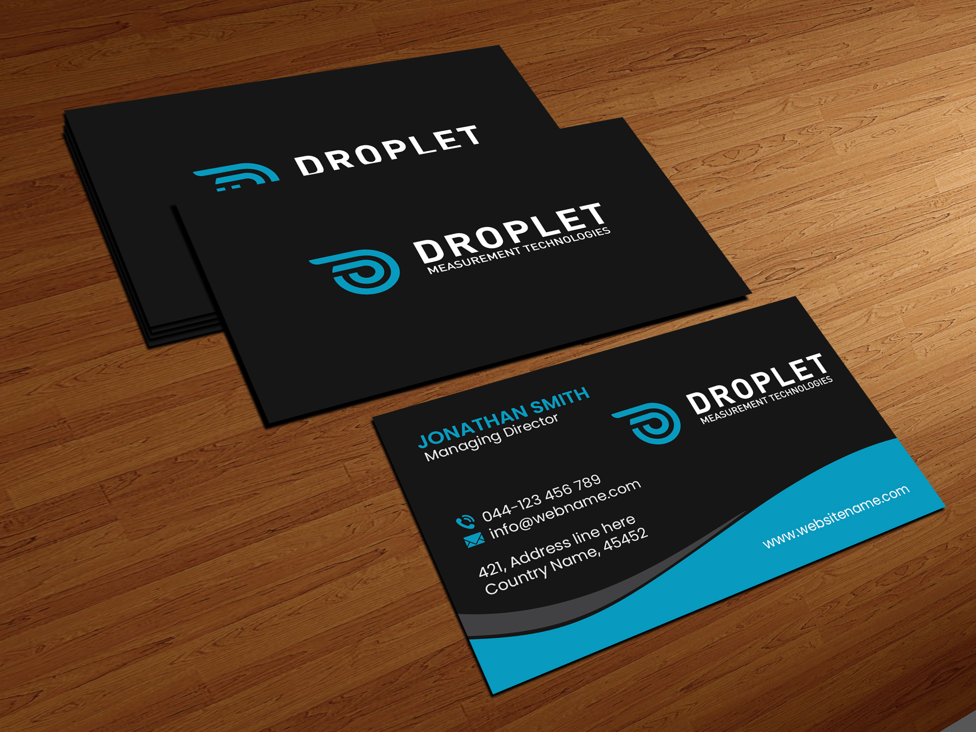 Business Card Design by Creations Box 2015 for Droplet Measurement Technologies, LLC | Design #31980840