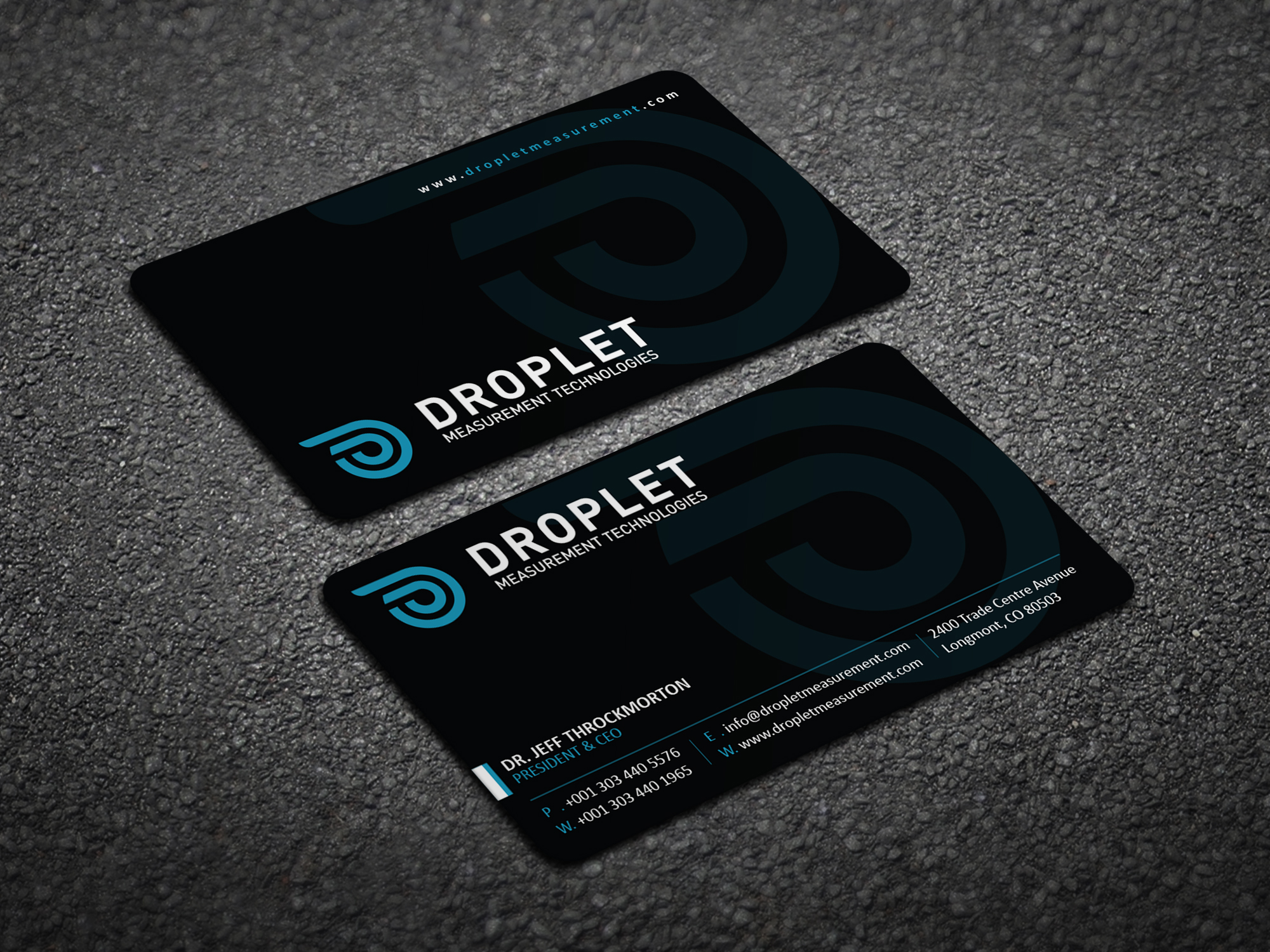Business Card Design by Magic of Art for Droplet Measurement Technologies, LLC | Design #31986126