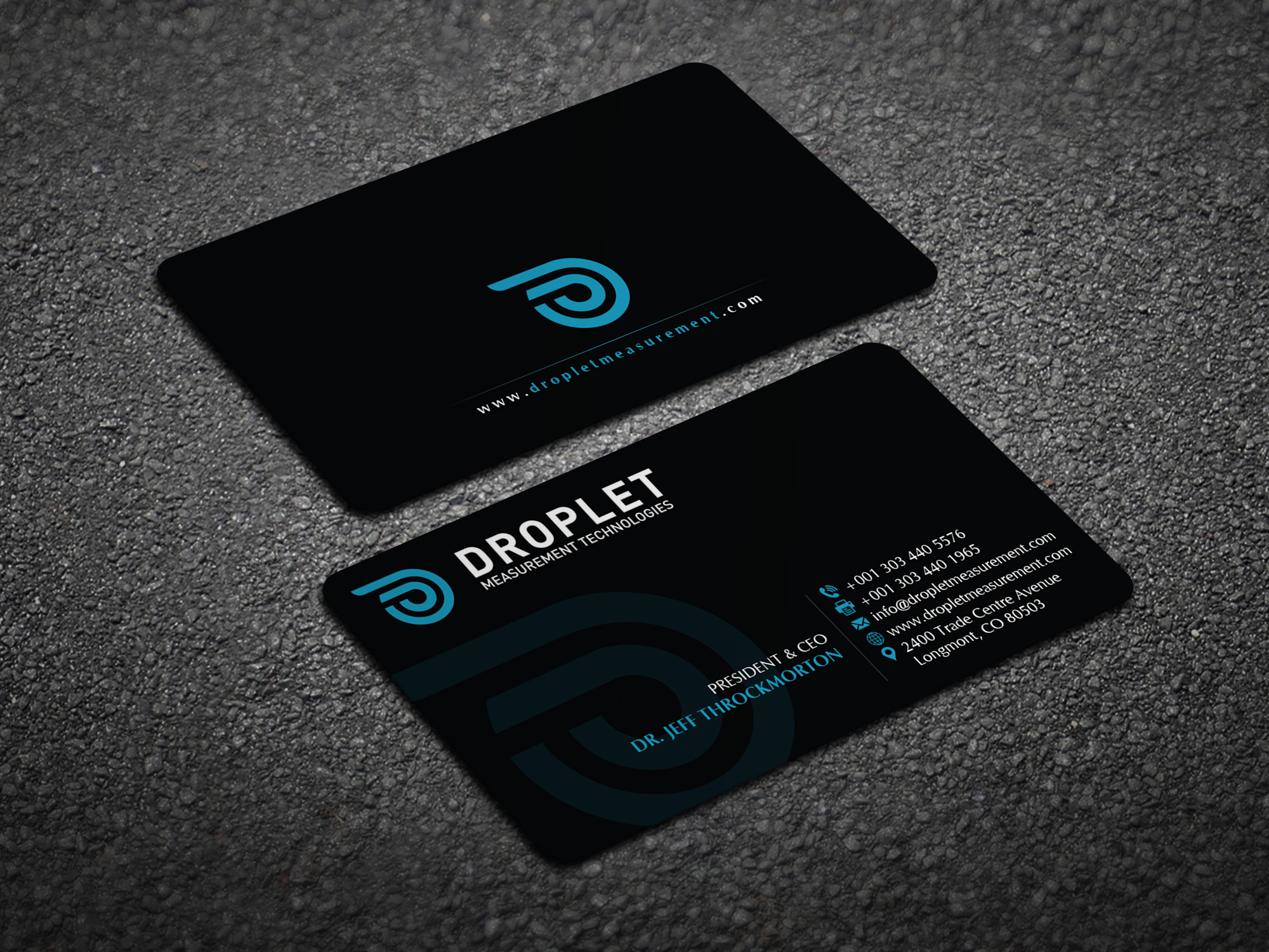 Business Card Design by Magic of Art for Droplet Measurement Technologies, LLC | Design #31986127