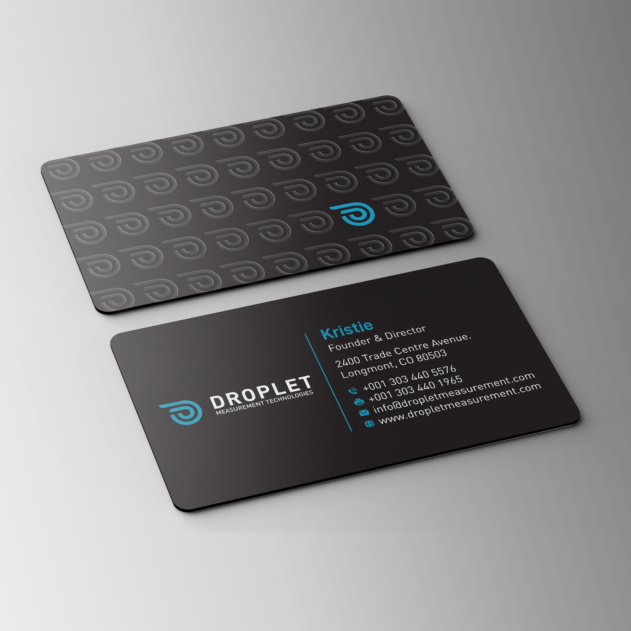 Business Card Design by Bikash Das for Droplet Measurement Technologies, LLC | Design #31992122