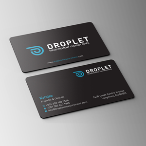 Business Card Design by Bikash Das for Droplet Measurement Technologies, LLC | Design: #31992124