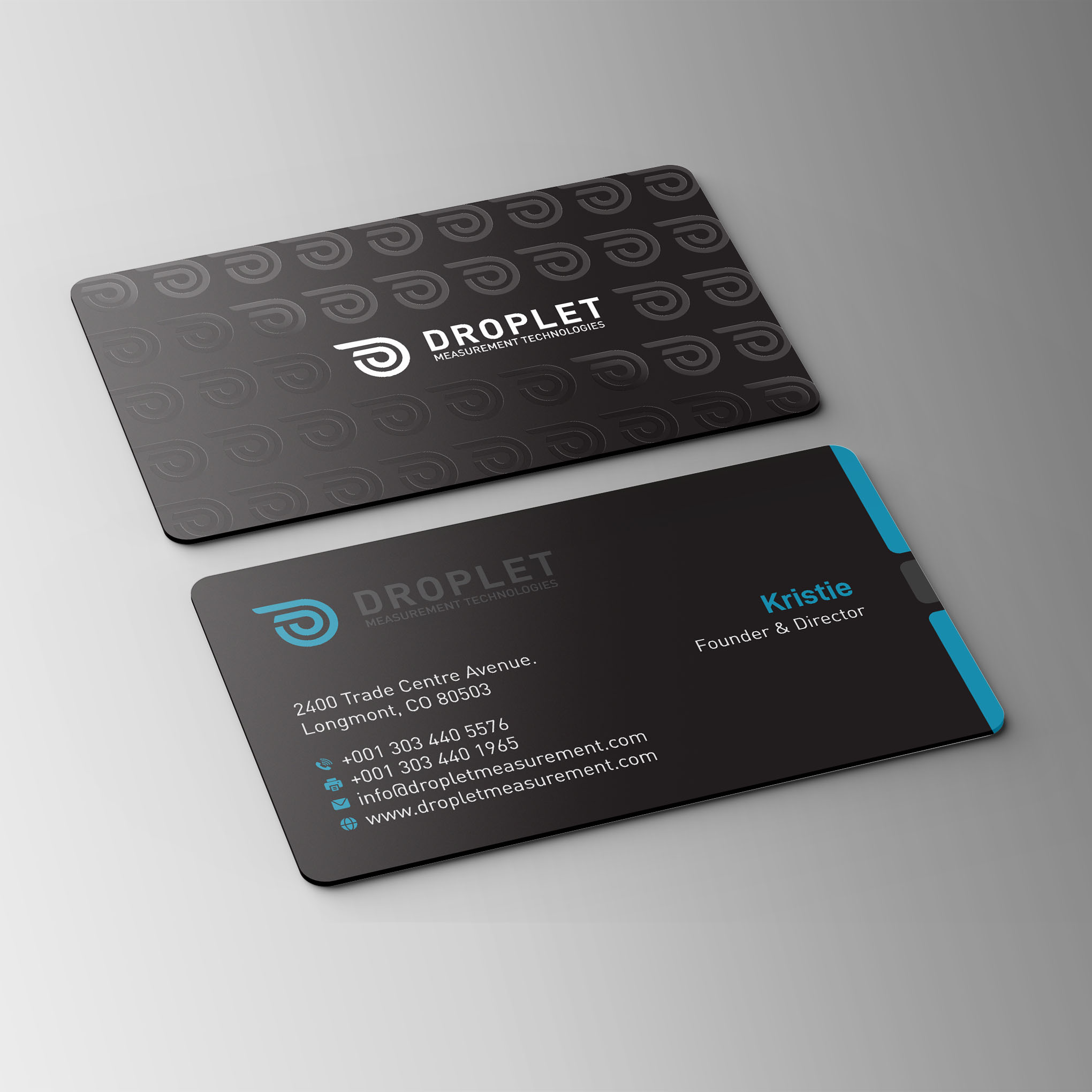 Business Card Design by Bikash Das for Droplet Measurement Technologies, LLC | Design #31992358