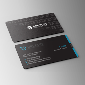 Business Card Design by Bikash Das for Droplet Measurement Technologies, LLC | Design: #31992358
