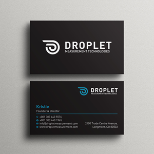 Business Card Design by Bikash Das for Droplet Measurement Technologies, LLC | Design: #31992468