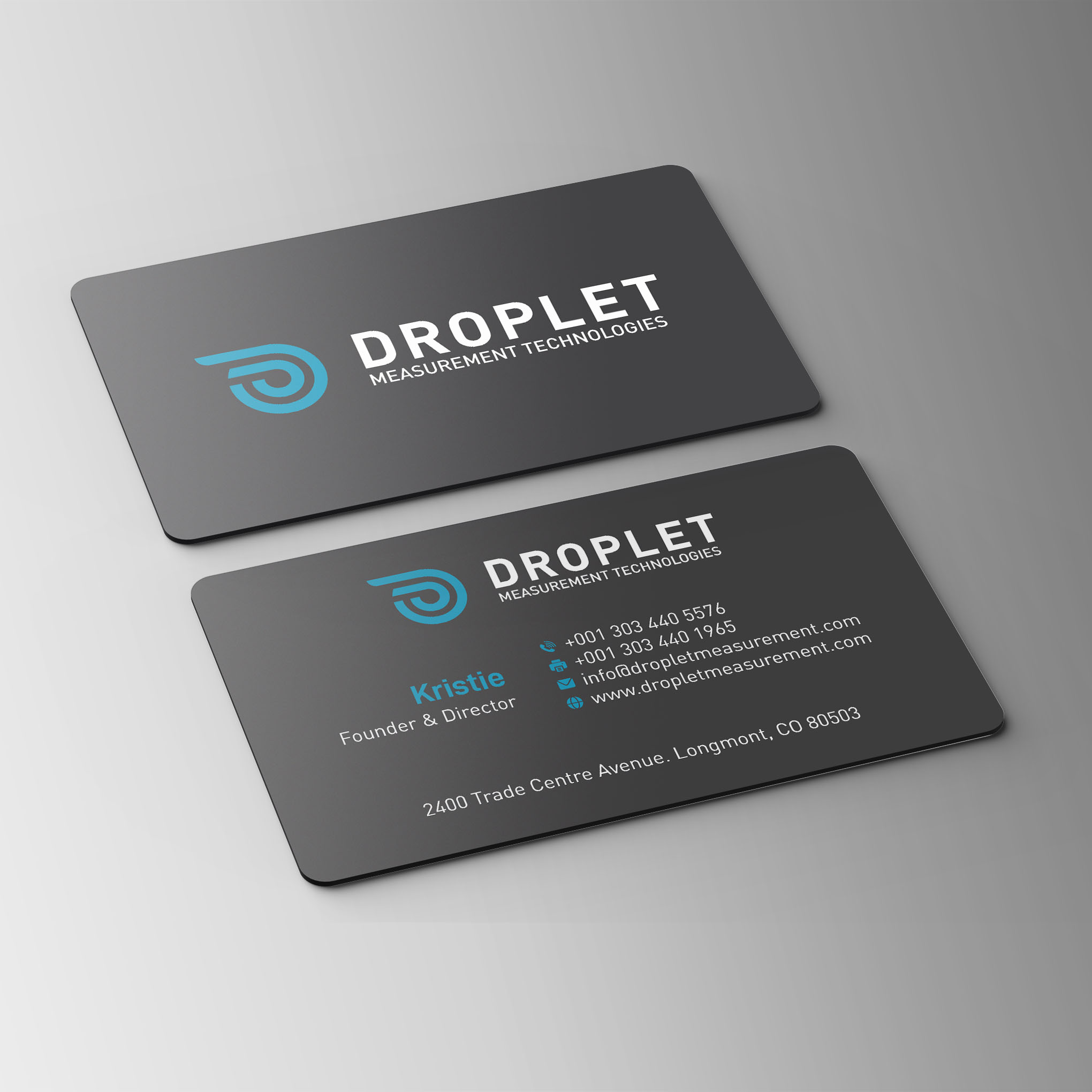 Business Card Design by Bikash Das for Droplet Measurement Technologies, LLC | Design #31993013