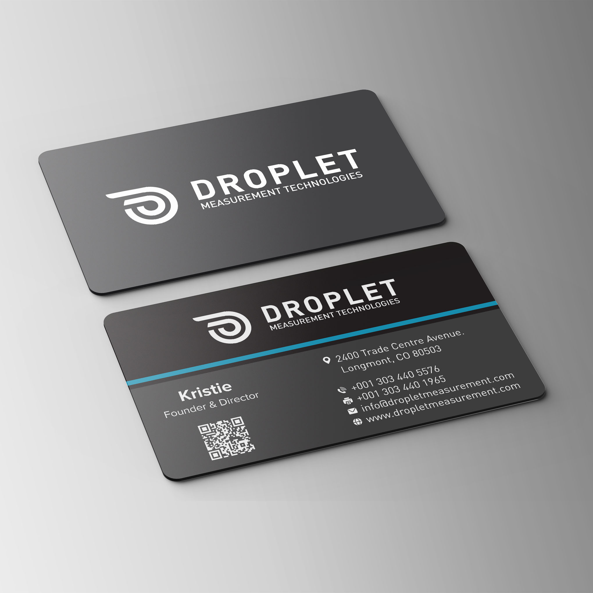 Business Card Design by Bikash Das for Droplet Measurement Technologies, LLC | Design #31996135